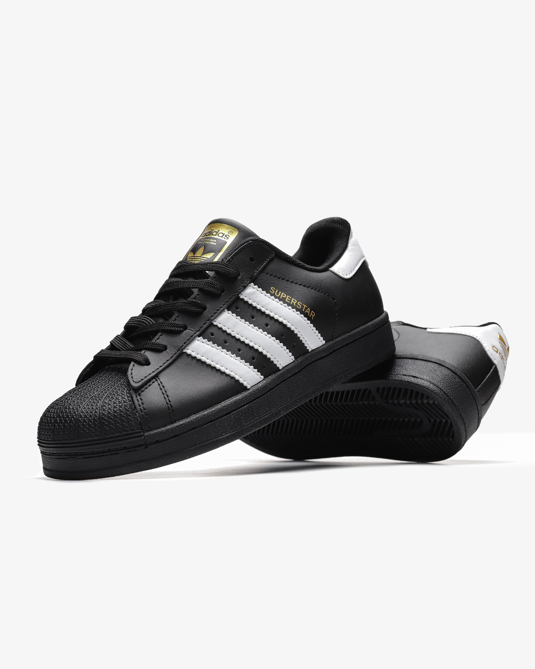 Adidas Superstar Core Black White Gold - изображение 6
