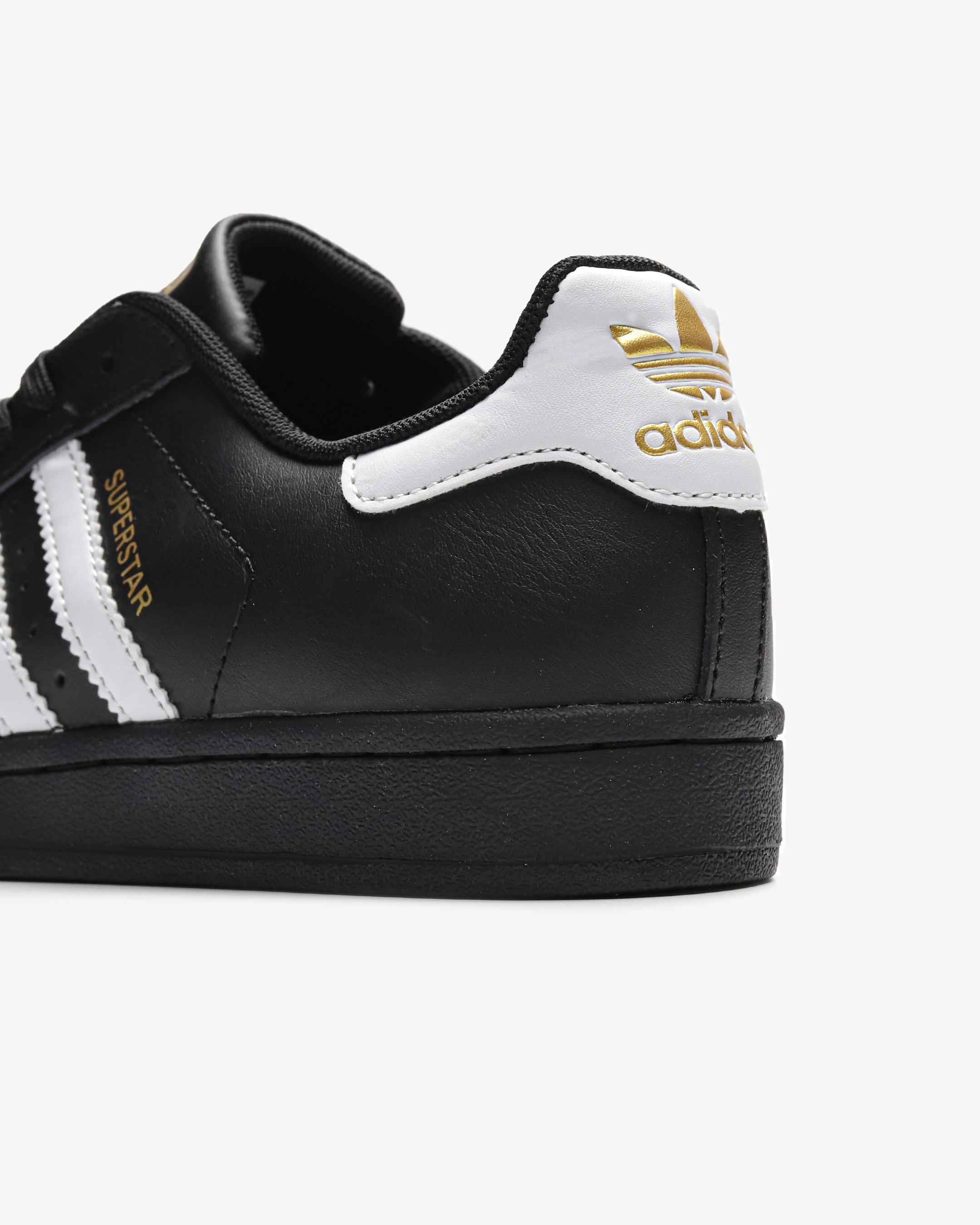 Adidas Superstar Core Black White Gold - изображение 8