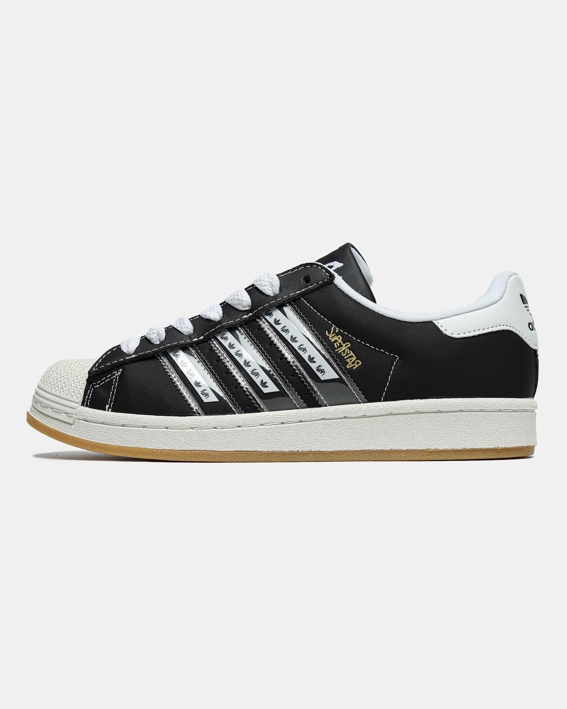 Adidas Superstar x KoЯn Black White Gum