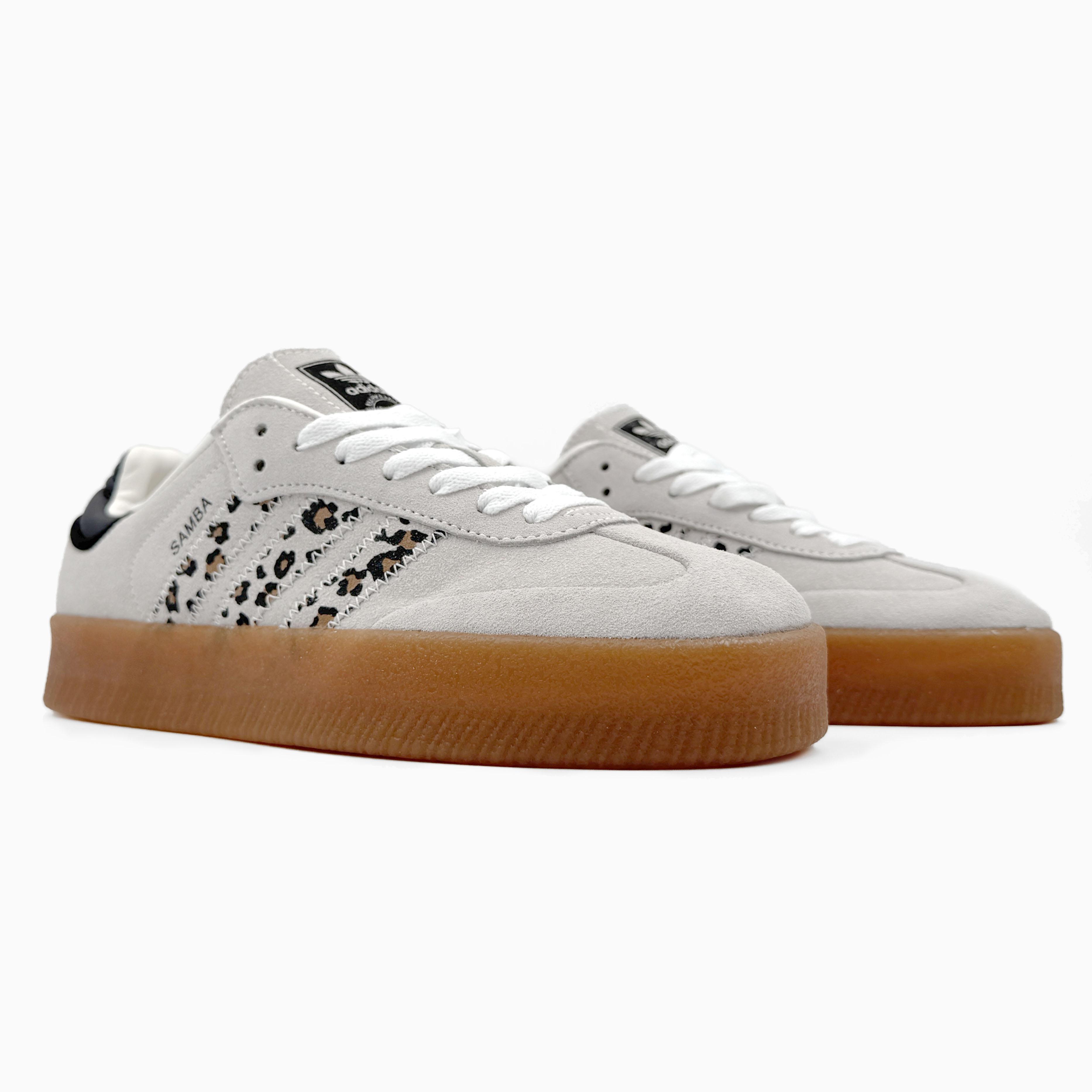 Adidas Samba XLG White Leopard Gum - изображение 5