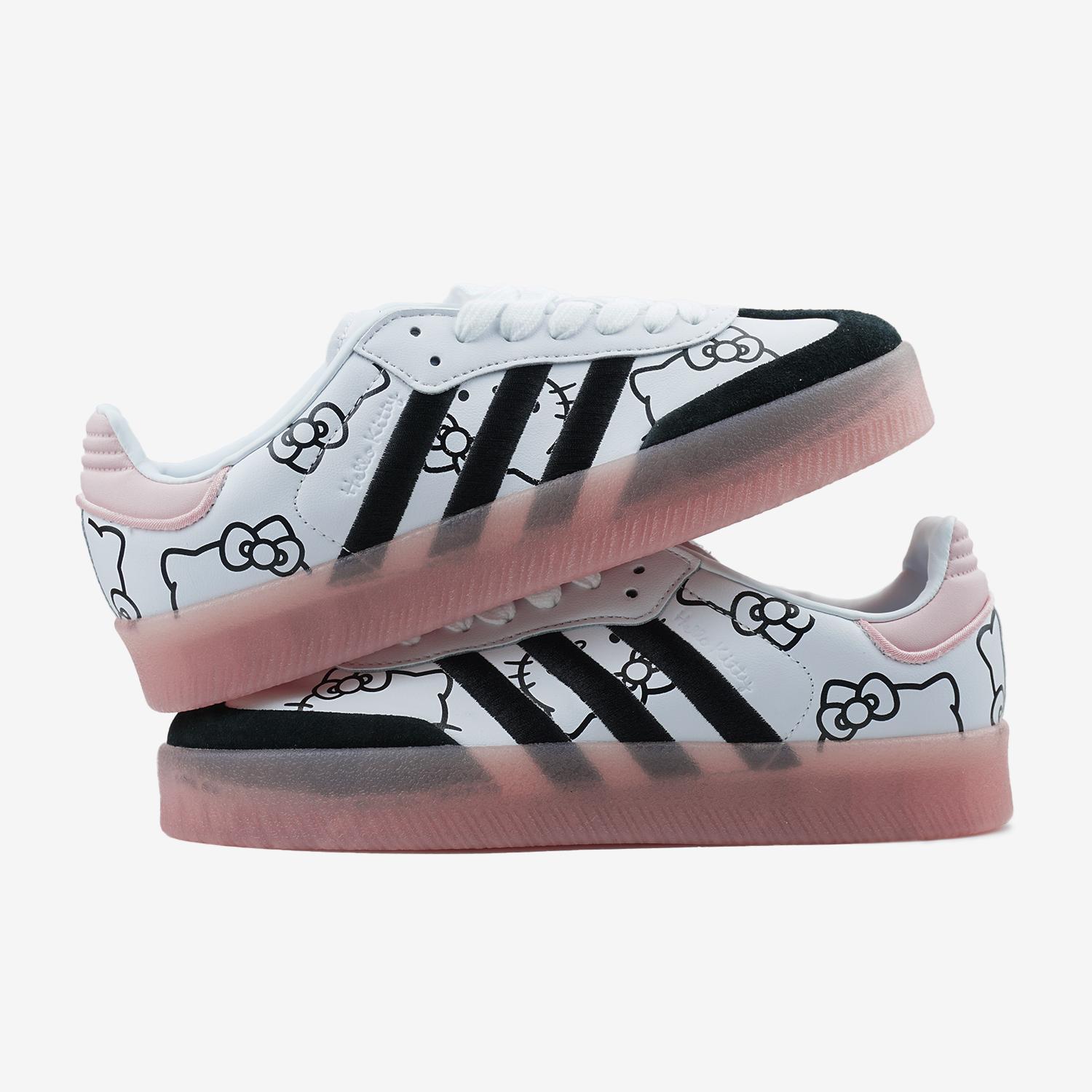 Adidas Samba XLG x Hello Kitty White Pink Black - изображение 9