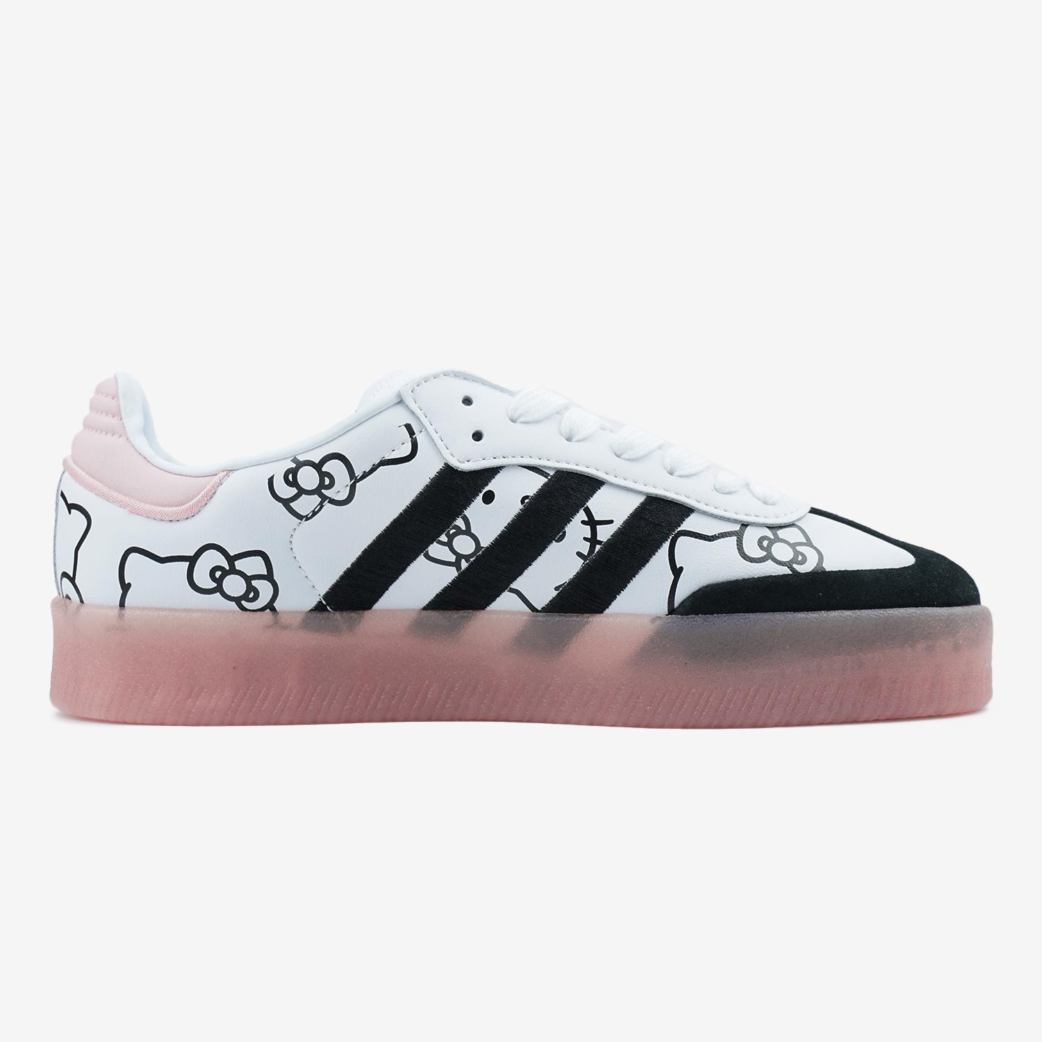 Adidas Samba XLG x Hello Kitty White Pink Black - изображение 1