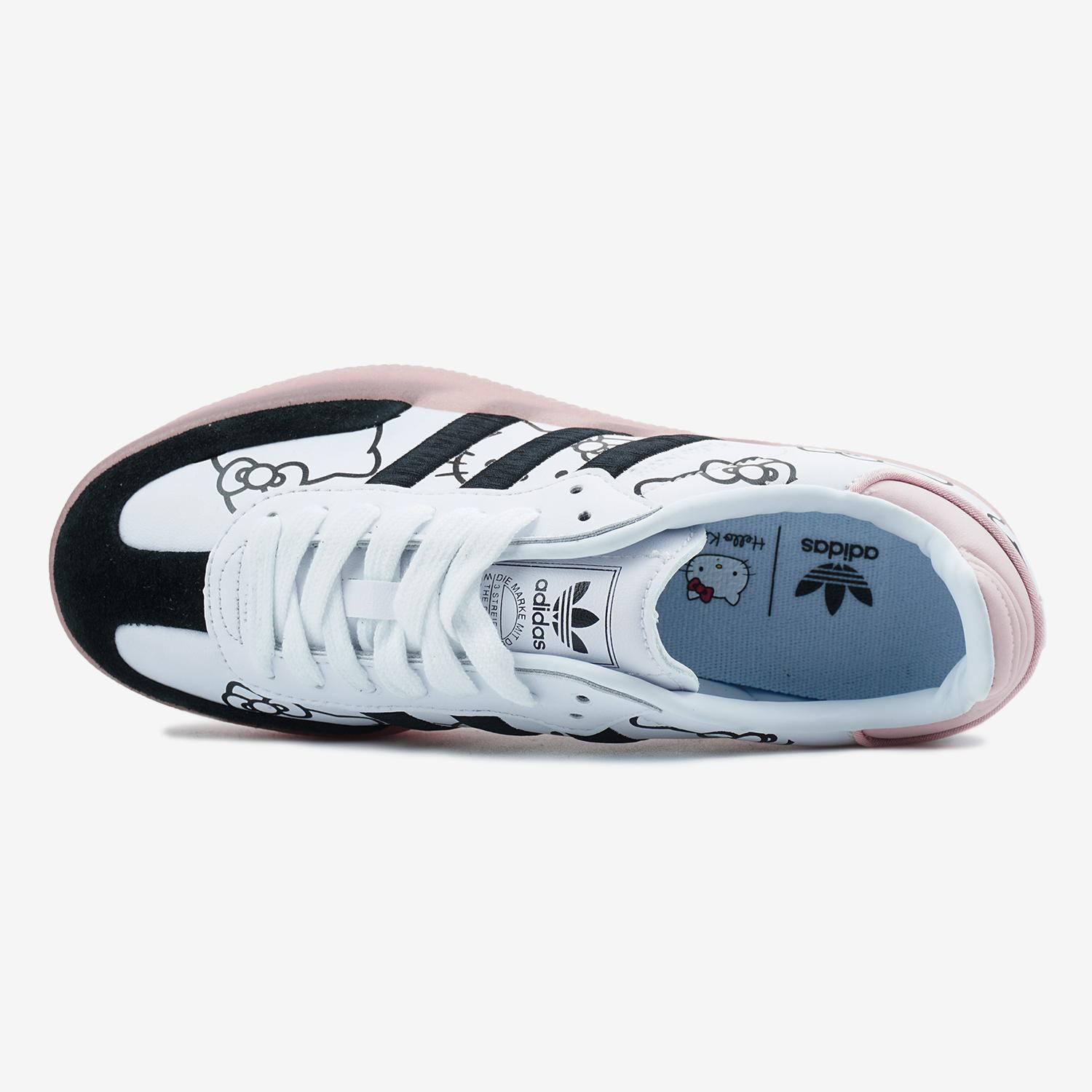 Adidas Samba XLG x Hello Kitty White Pink Black - изображение 7