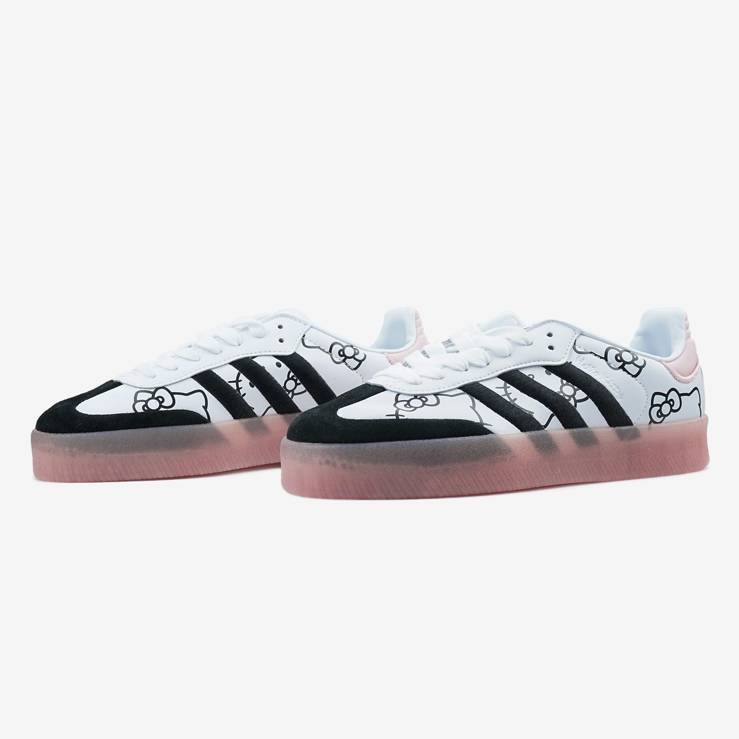 Adidas Samba XLG x Hello Kitty White Pink Black - изображение 8