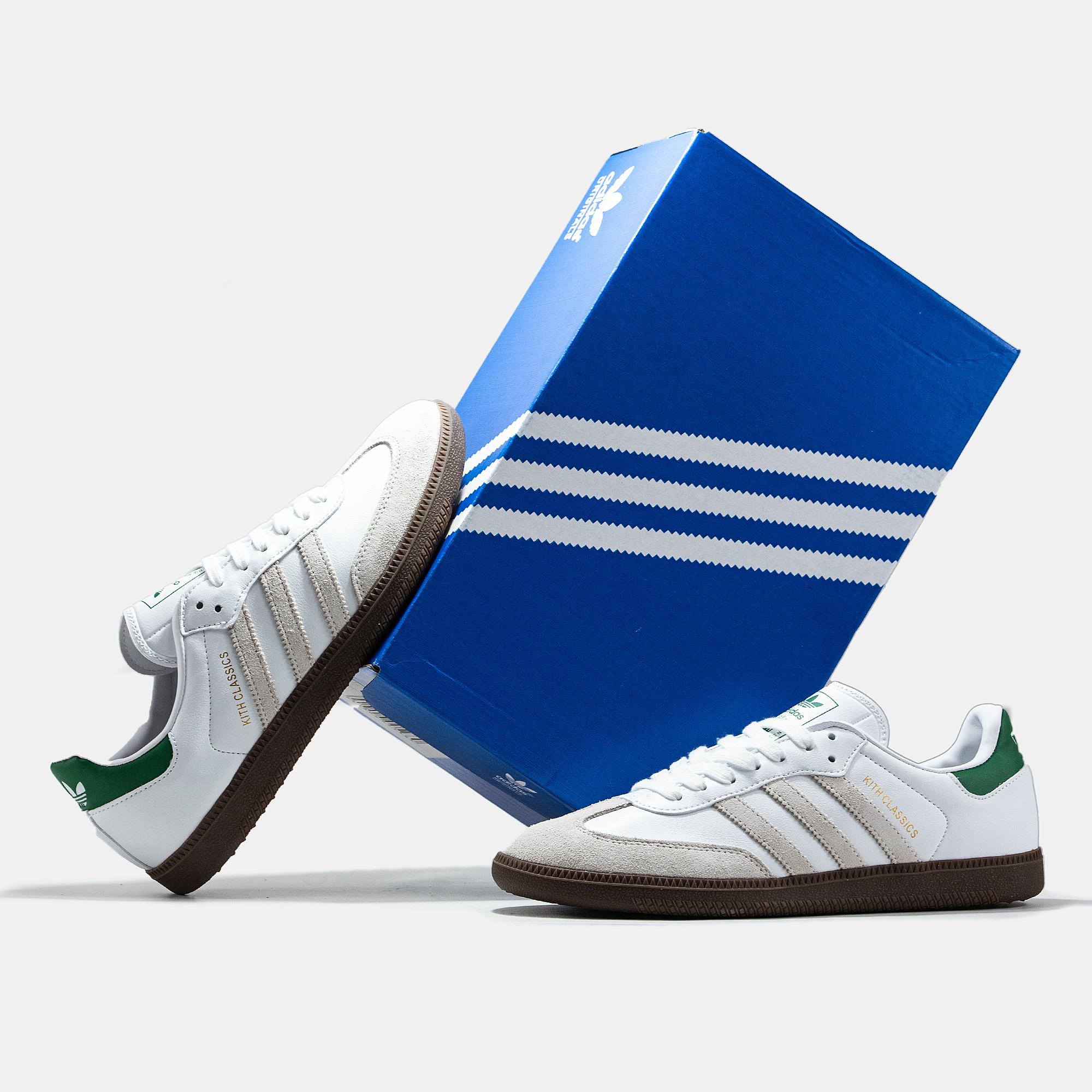 Adidas Samba x KITH White Green Gum - изображение 7