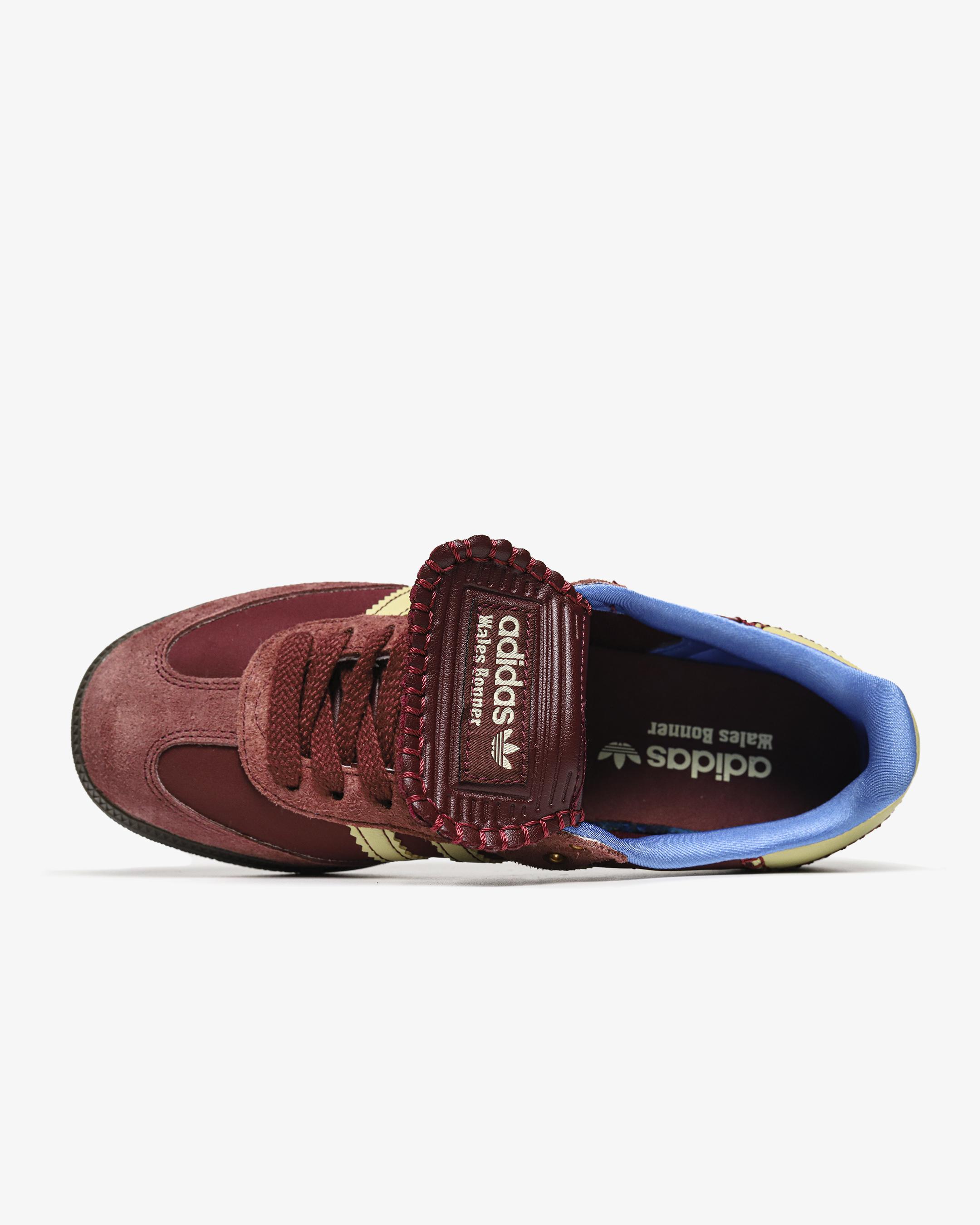 Adidas Samba x Wales Bonner Burgundy Yellow - изображение 3