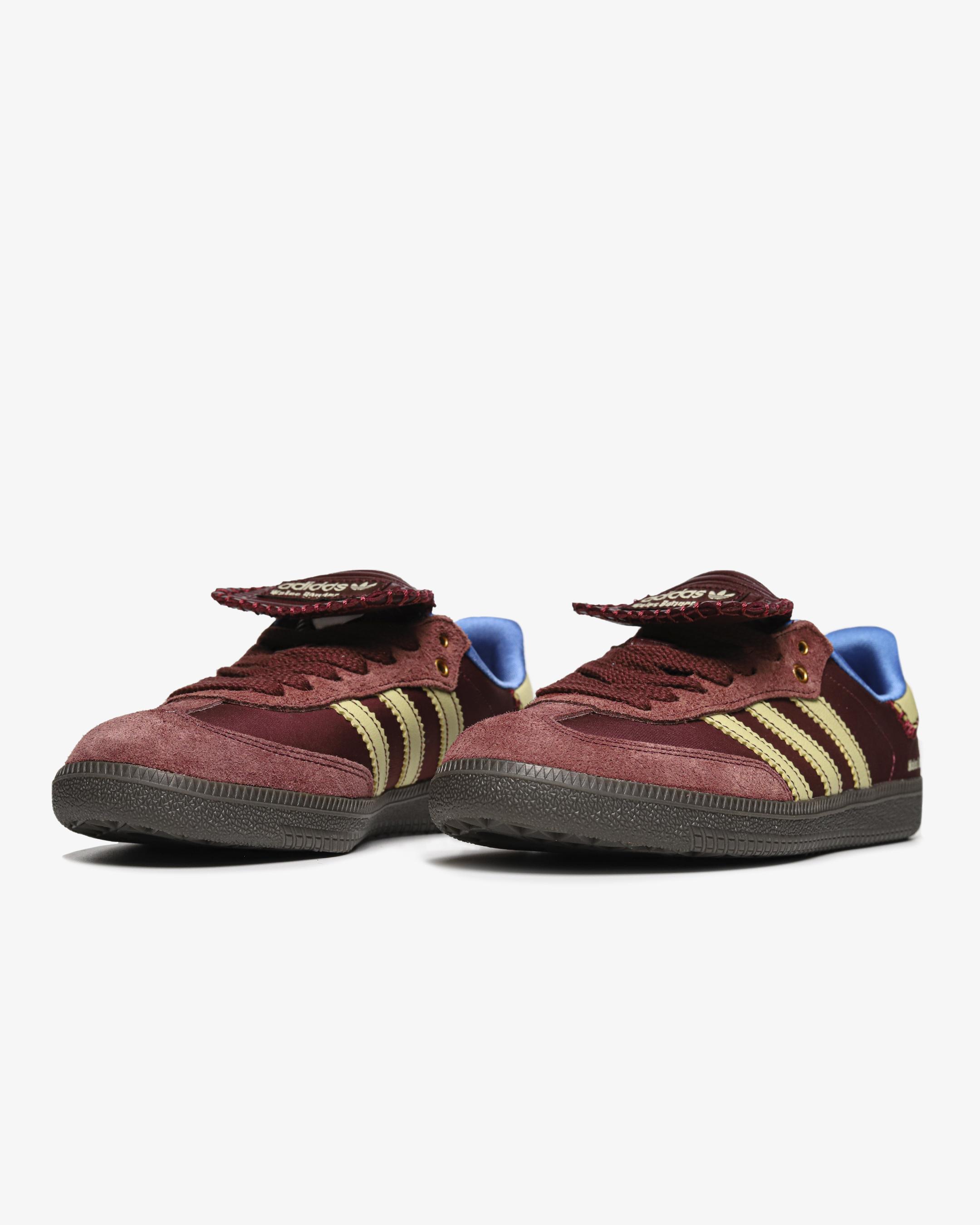 Adidas Samba x Wales Bonner Burgundy Yellow - изображение 4