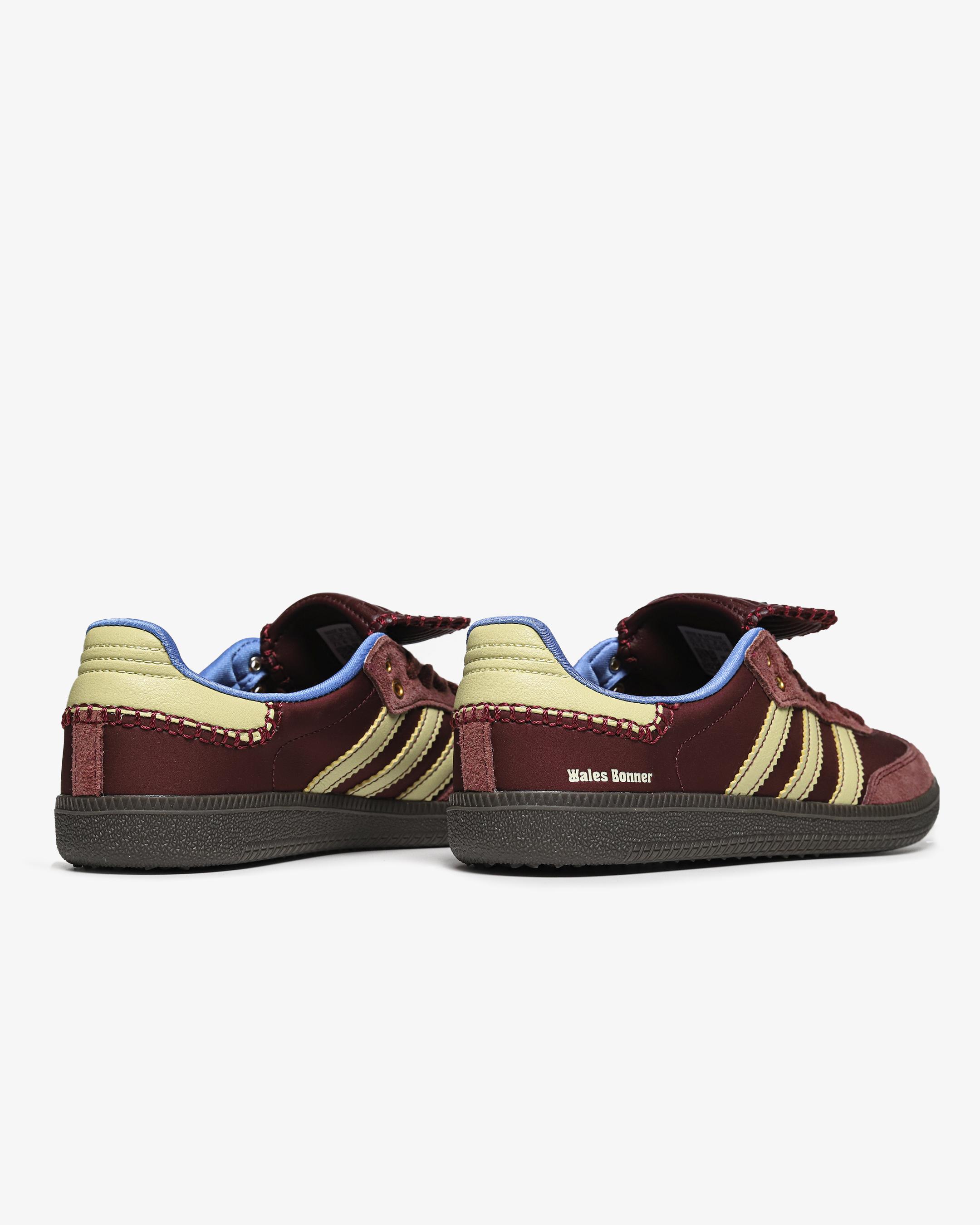 Adidas Samba x Wales Bonner Burgundy Yellow - изображение 5