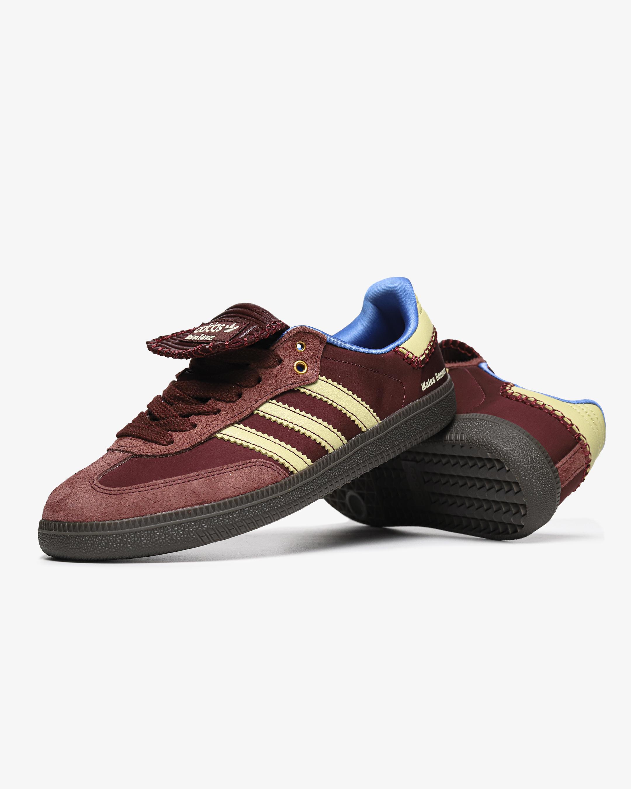 Adidas Samba x Wales Bonner Burgundy Yellow - изображение 6