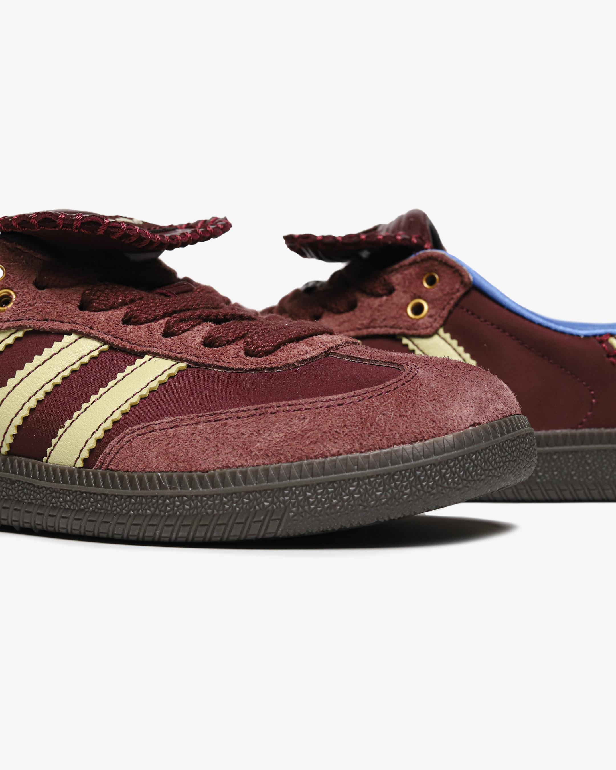 Adidas Samba x Wales Bonner Burgundy Yellow - изображение 7
