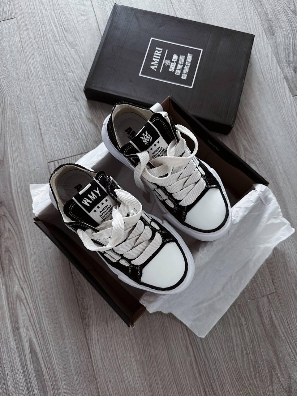 AMIRI MMY Bones x Maison Mihara Yasuhiro “Black White” - изображение 2