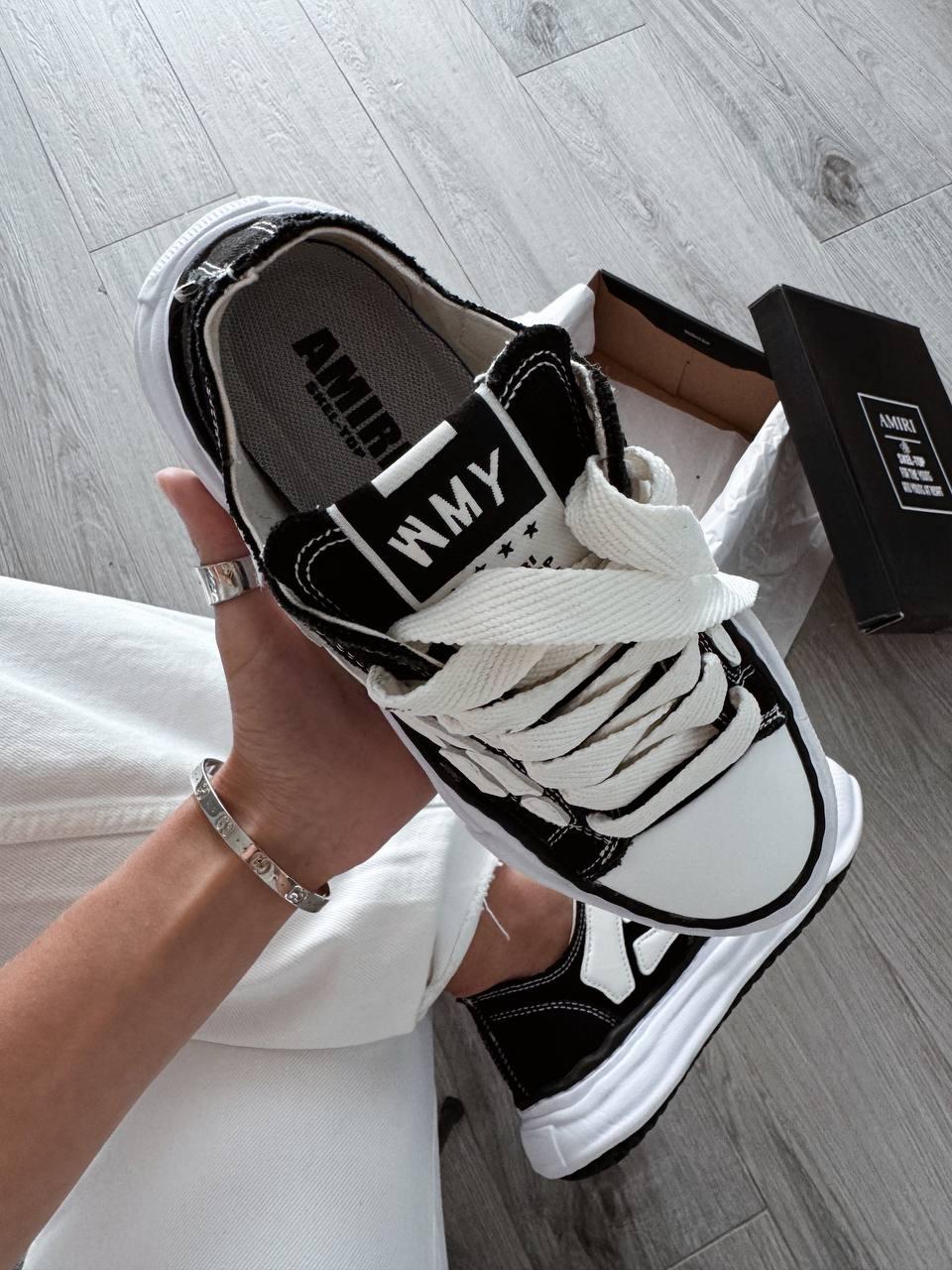 AMIRI MMY Bones x Maison Mihara Yasuhiro “Black White” - изображение 3