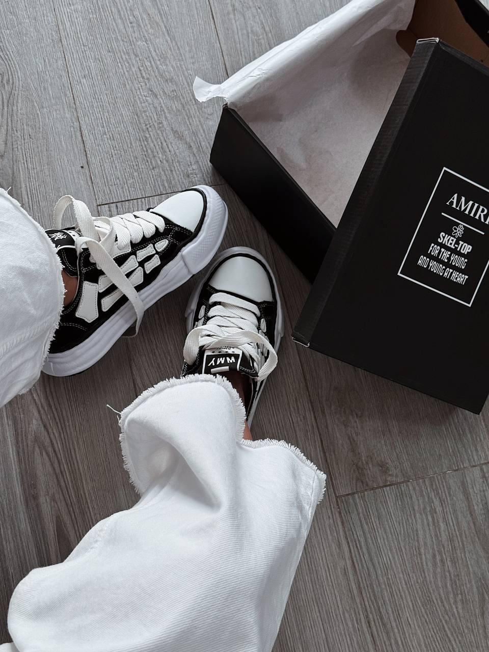 AMIRI MMY Bones x Maison Mihara Yasuhiro “Black White” - изображение 5