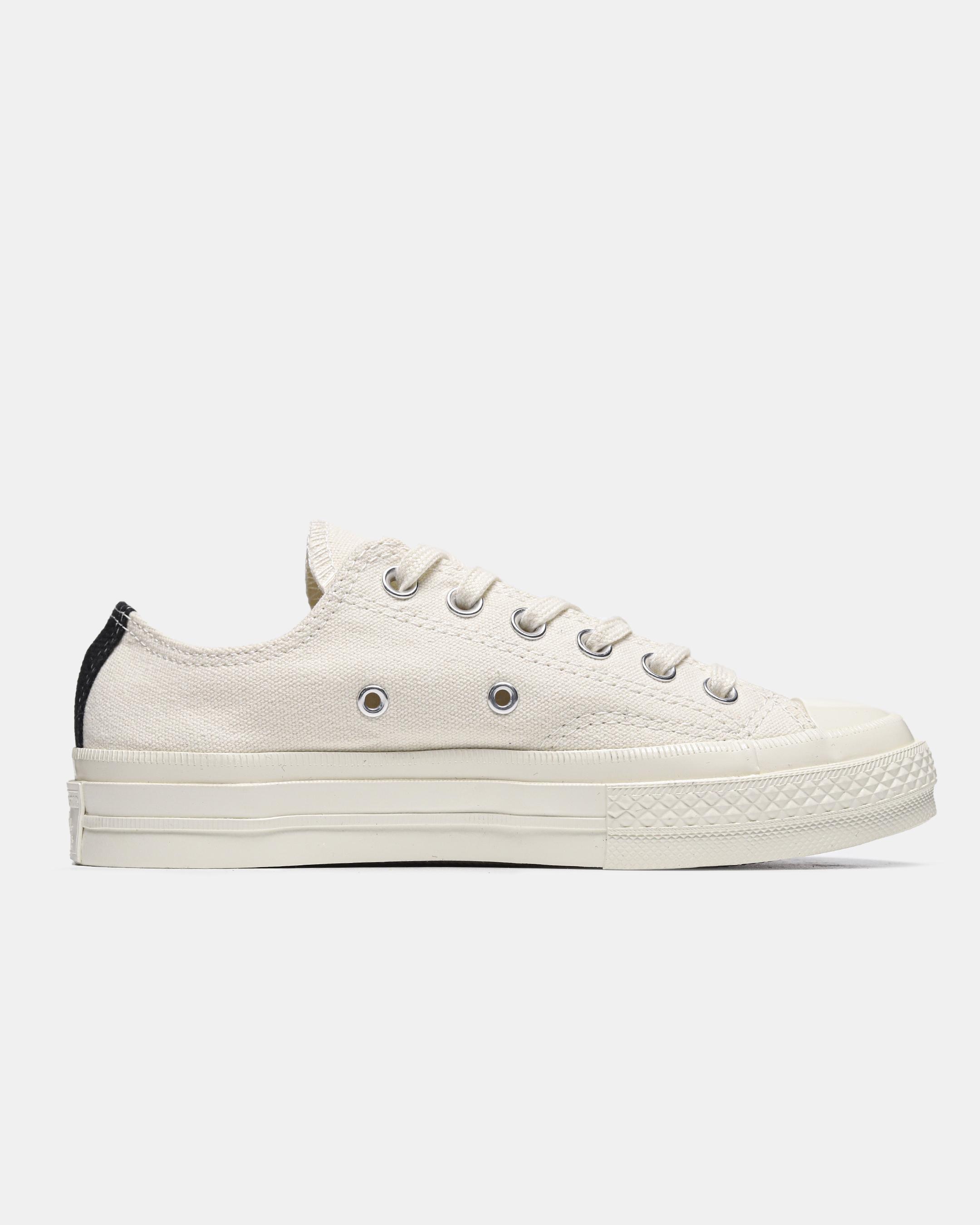 Converse Chuck 70 x Comme des Garçons PLAY Low Egret Red Heart - изображение 2