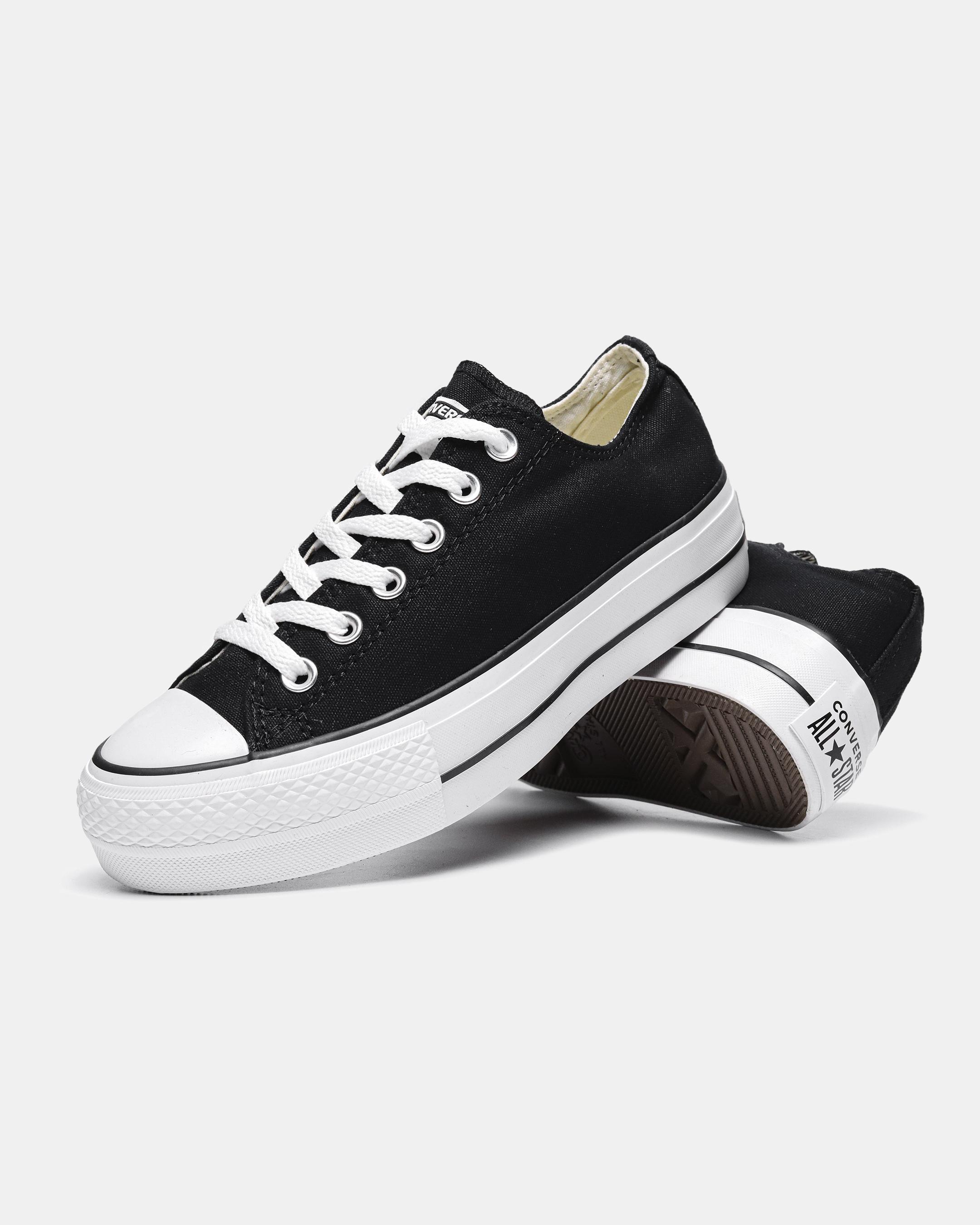 Converse Chuck Taylor All Star Lift Ox Black White - изображение 9