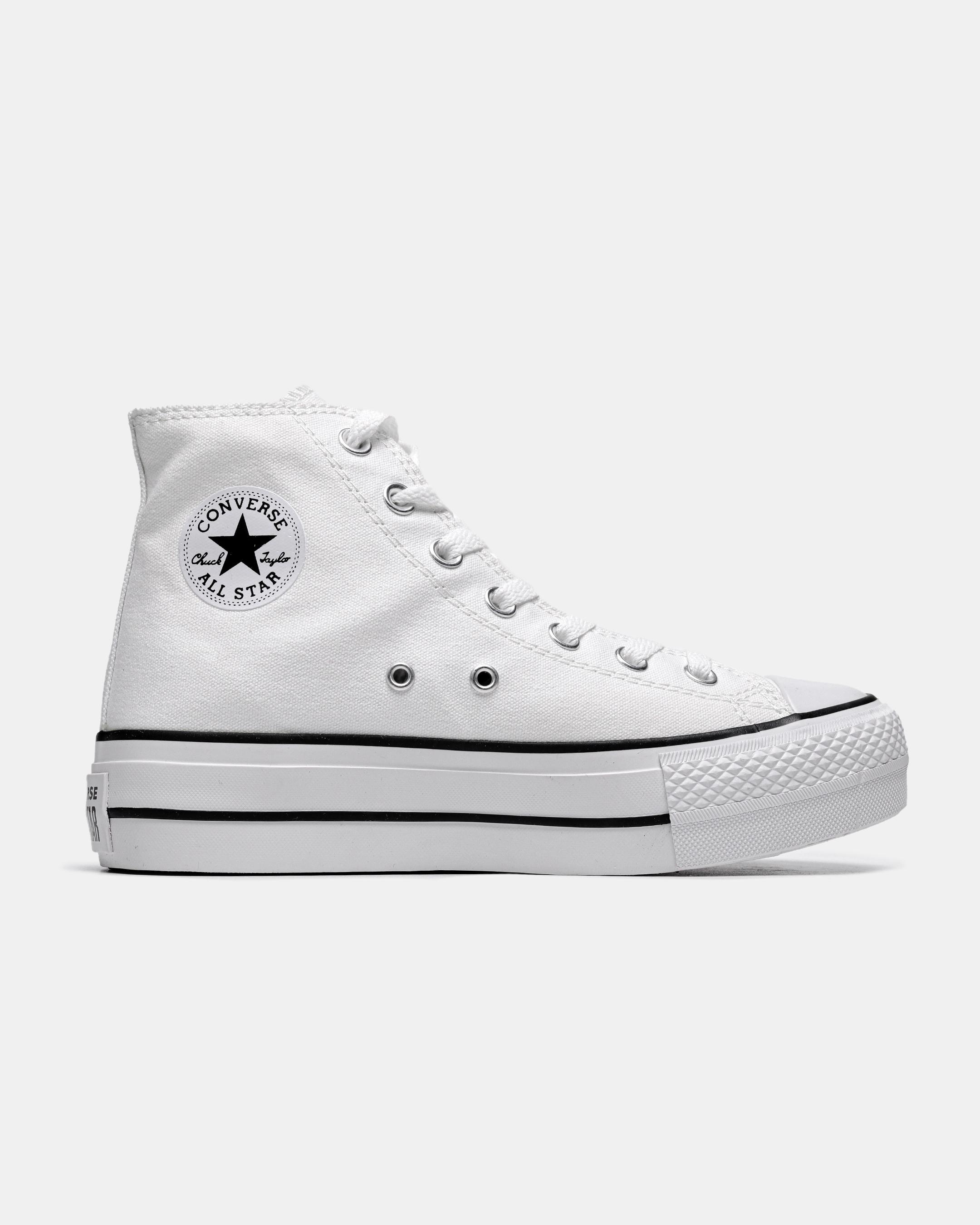 Converse Chuck Taylor All Star Lift High White Black - изображение 1