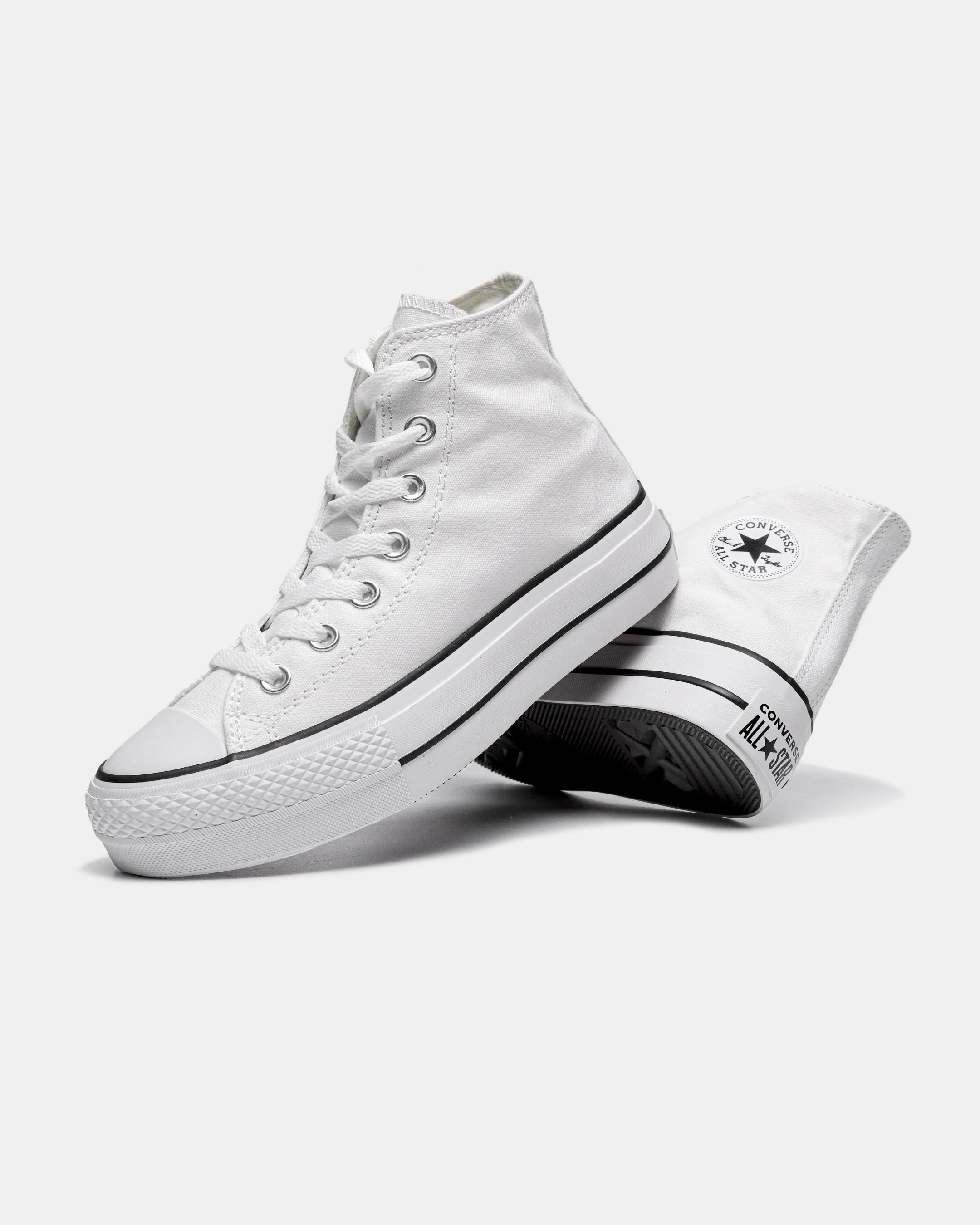 Converse Chuck Taylor All Star Lift High White Black - изображение 4