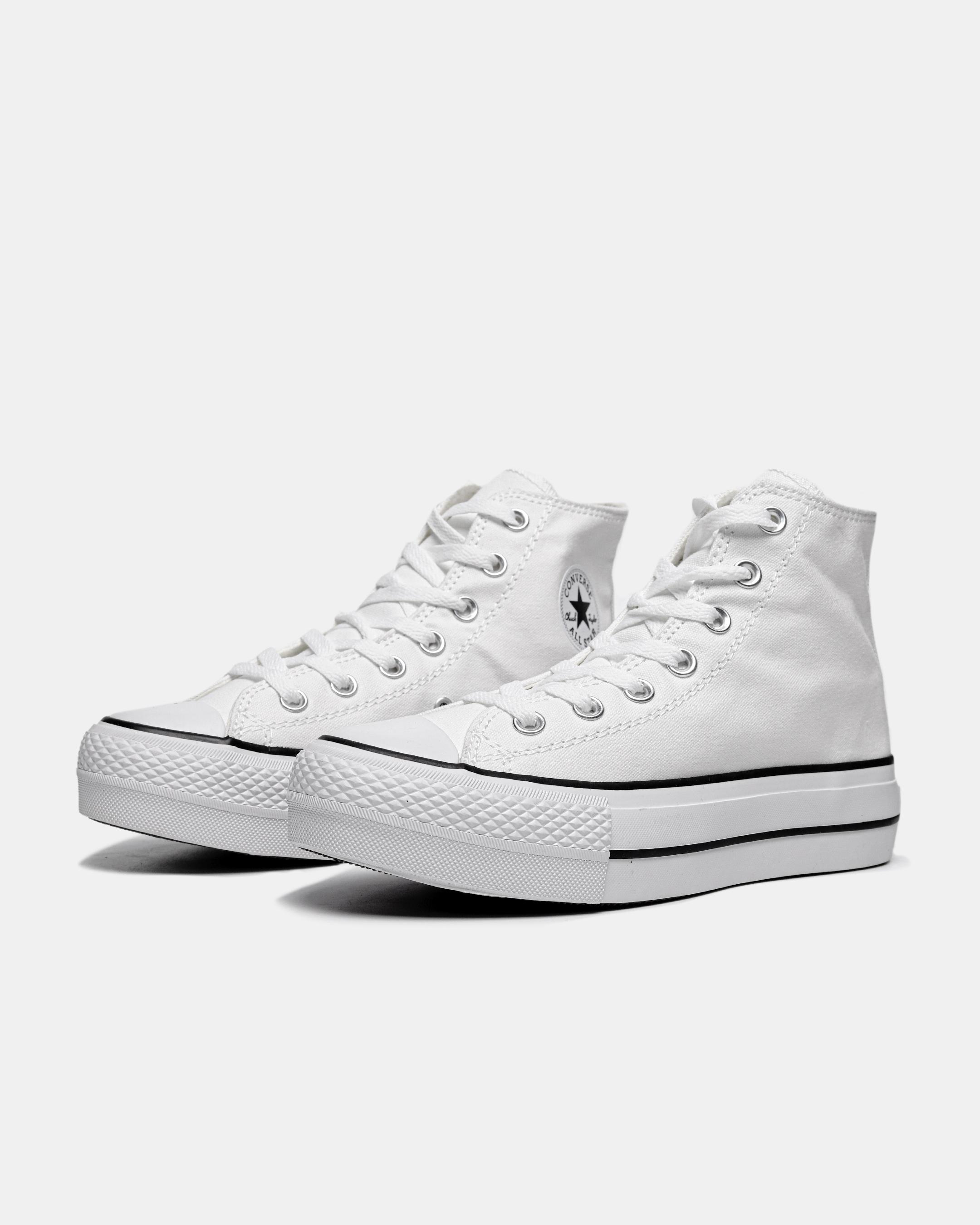 Converse Chuck Taylor All Star Lift High White Black - изображение 5