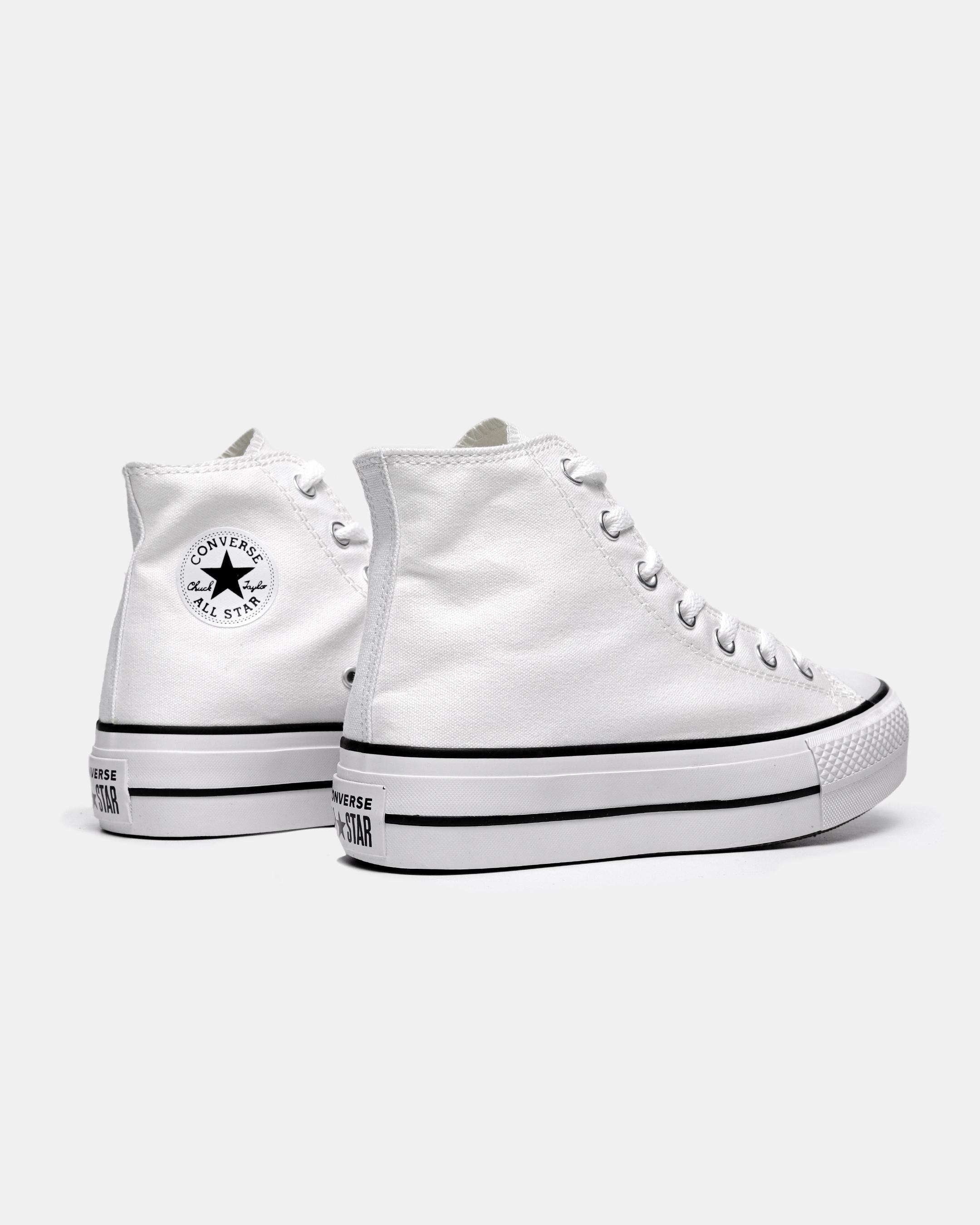Converse Chuck Taylor All Star Lift High White Black - изображение 6