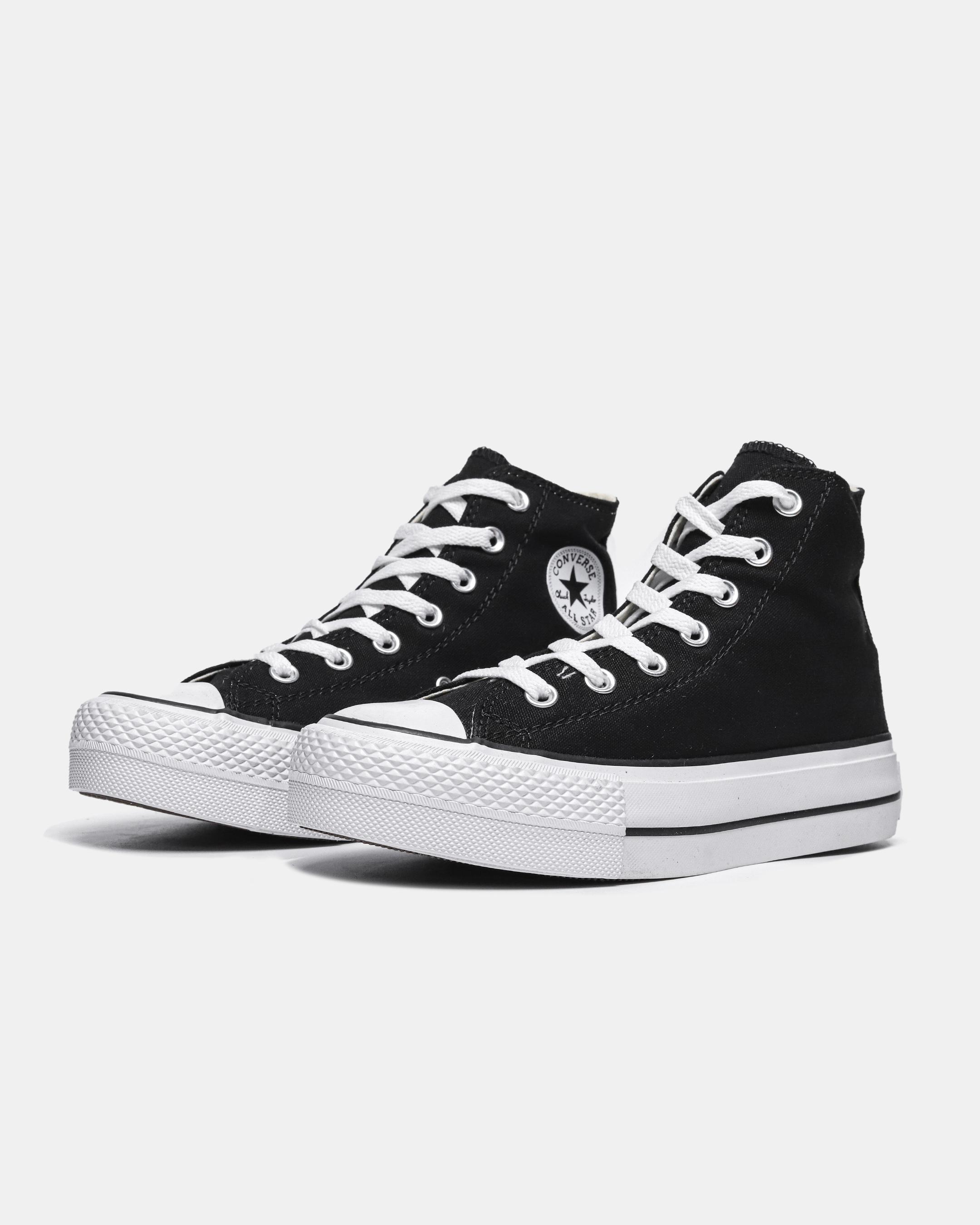 Converse Chuck Taylor All Star Lift High Black White - изображение 4