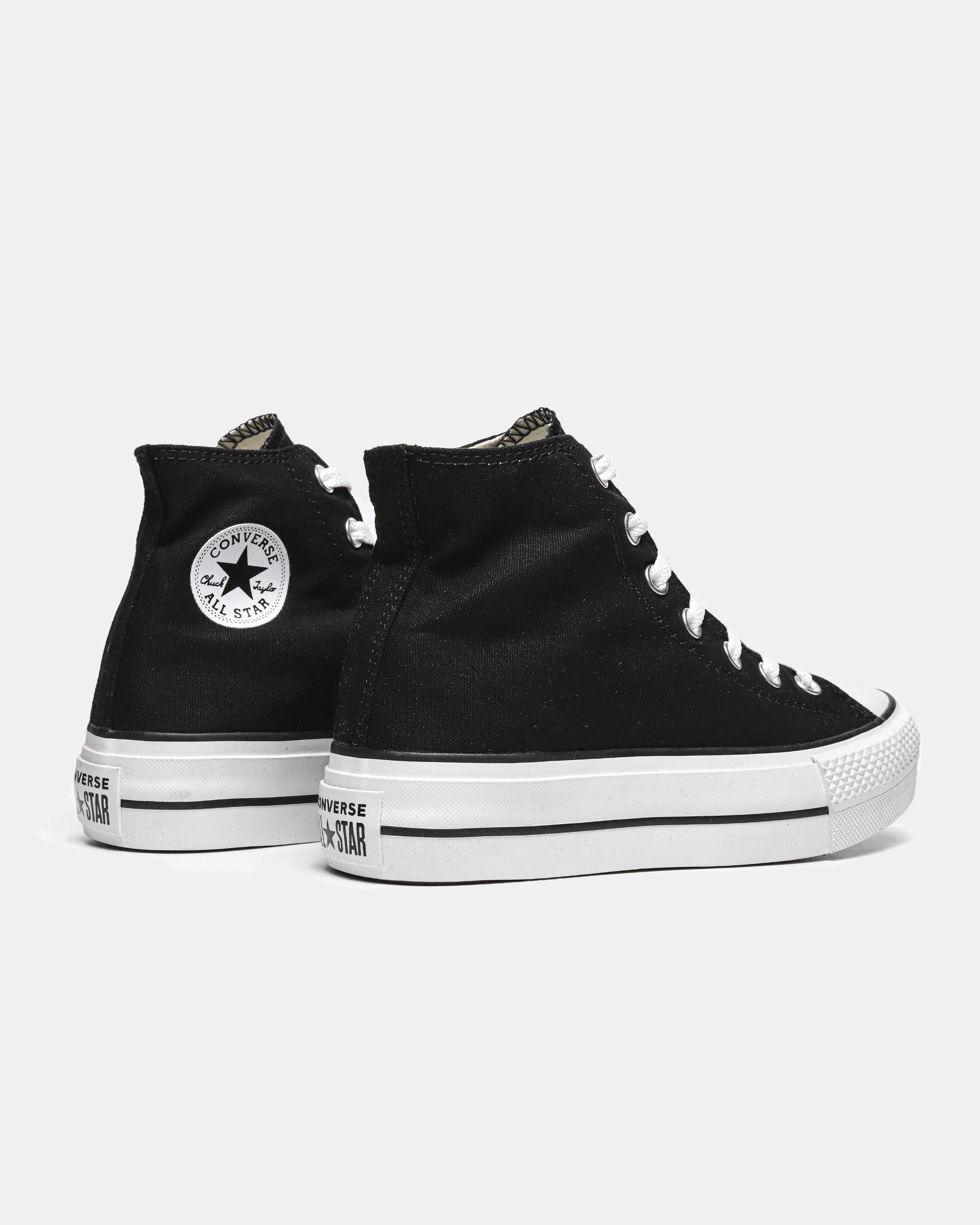 Converse Chuck Taylor All Star Lift High Black White - изображение 6