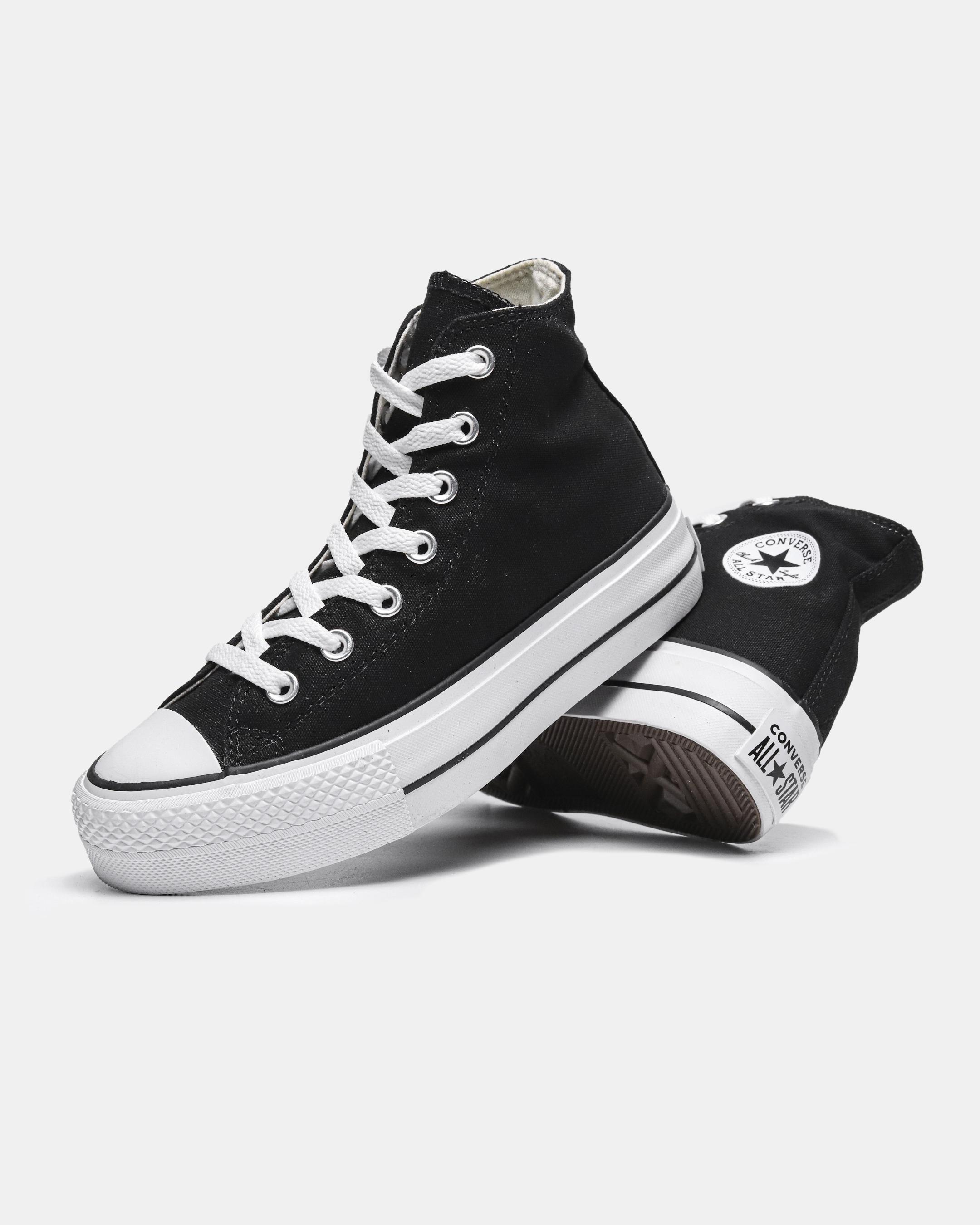 Converse Chuck Taylor All Star Lift High Black White - изображение 8