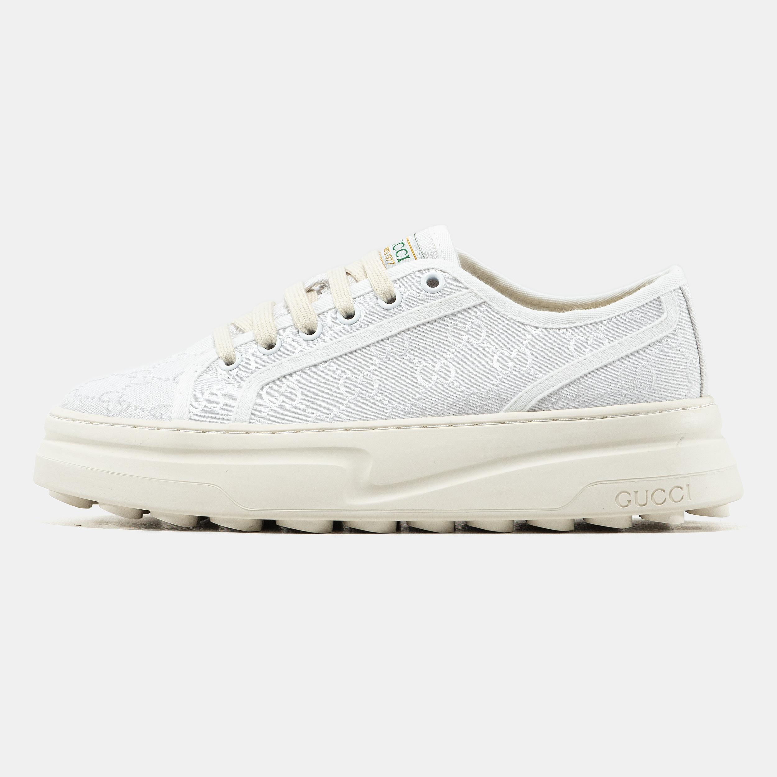 Gucci Tennis 1977 GG Monogram White