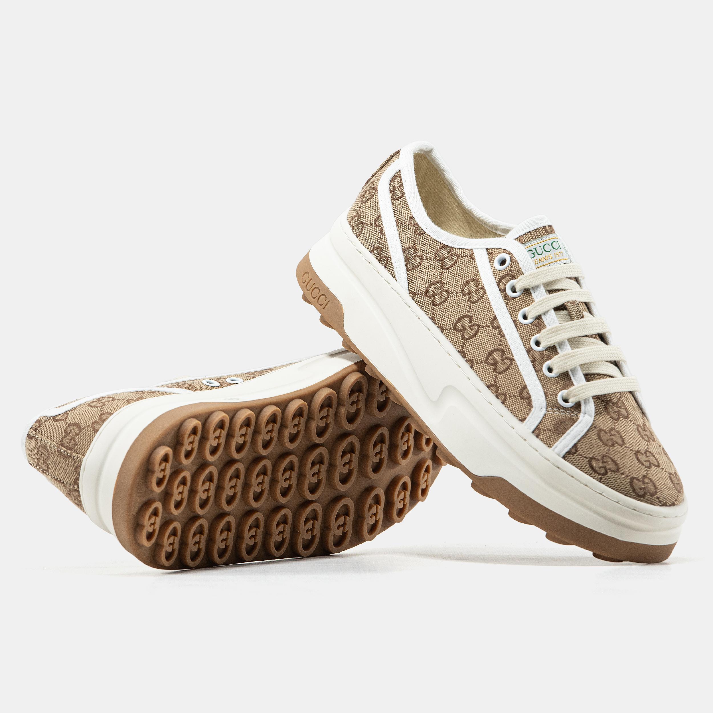 Gucci Tennis 1977 GG Monogram Beige - изображение 7