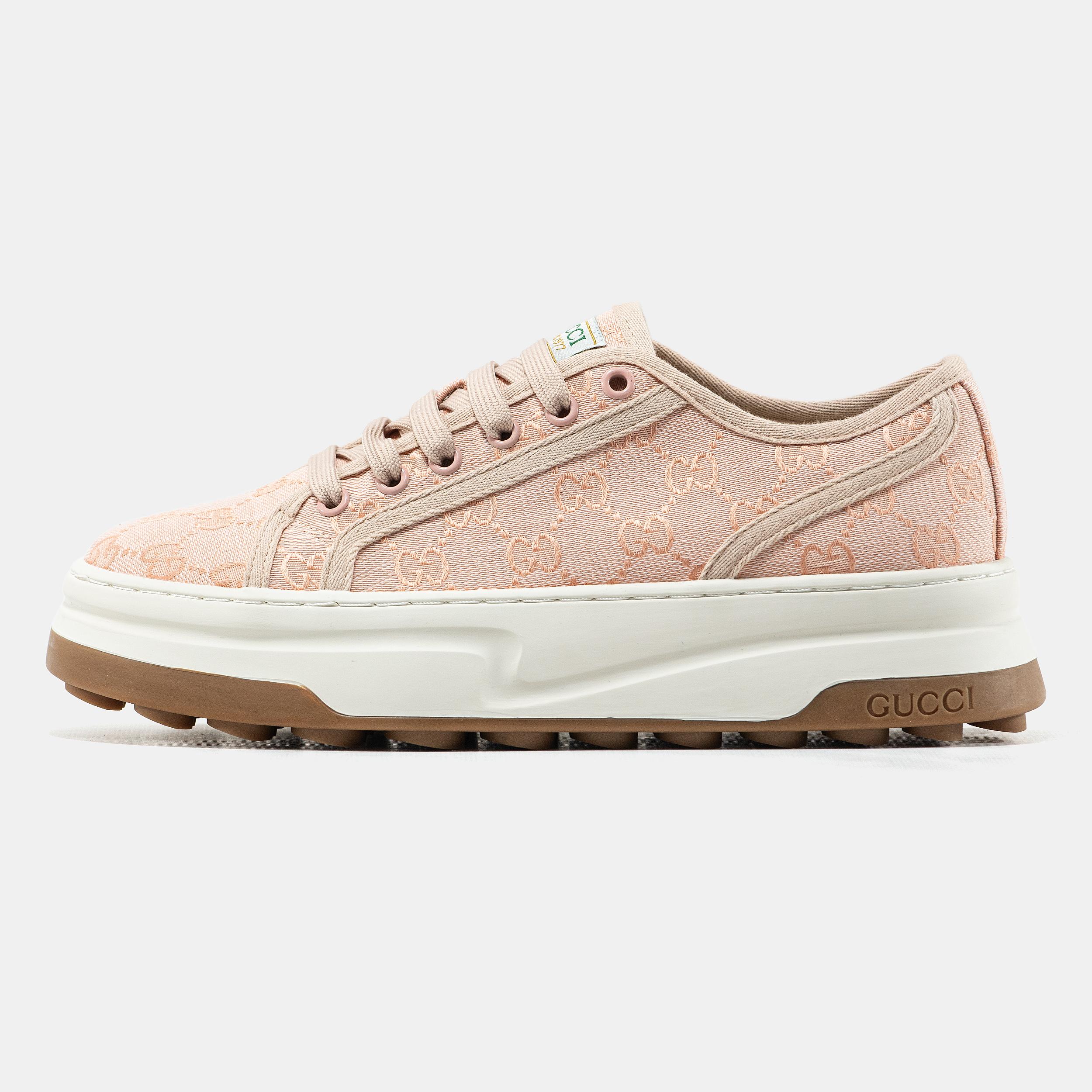 Gucci Tennis 1977 GG Monogram Pink