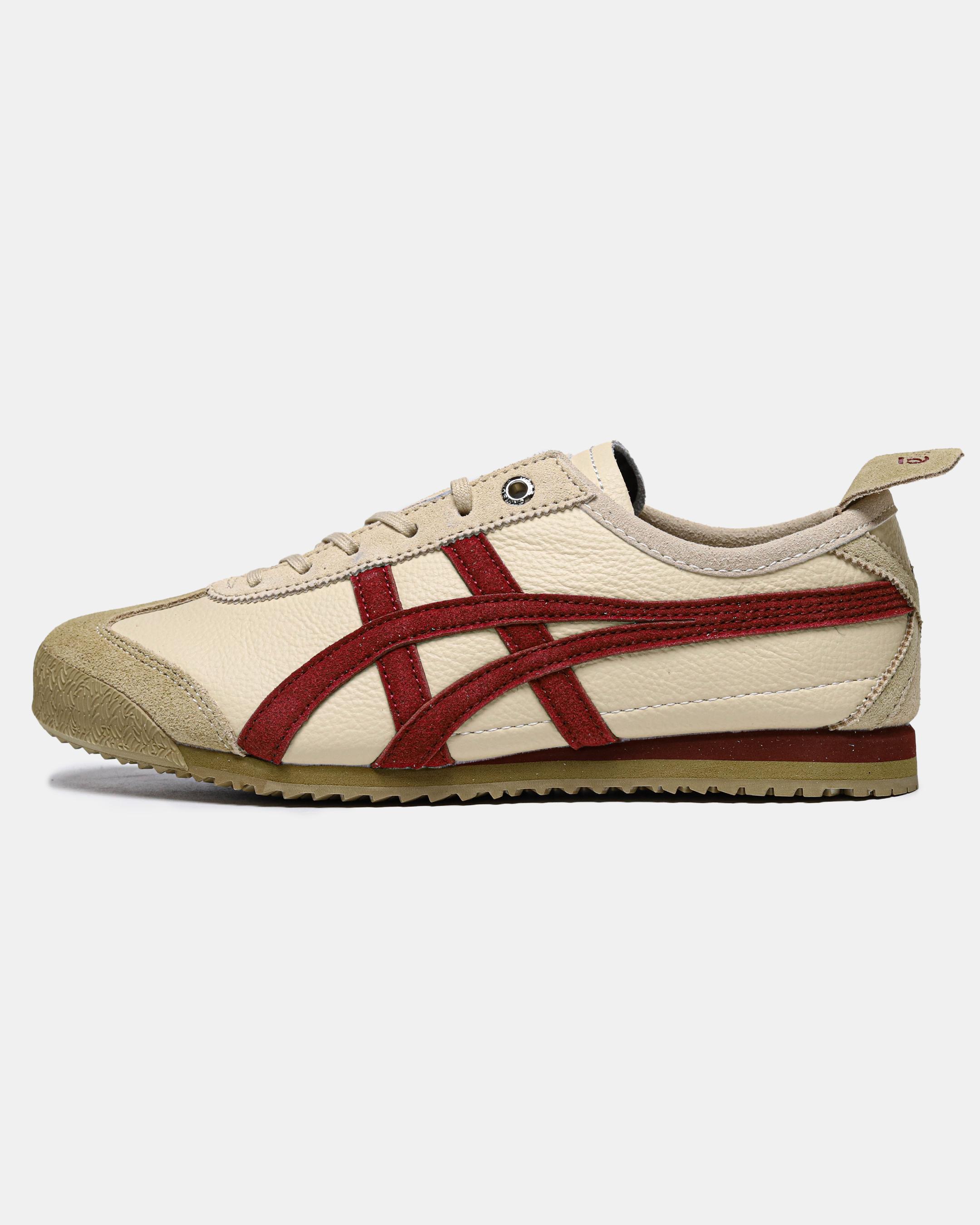 Onitsuka Tiger Mexico 66 Beige Red Suede
