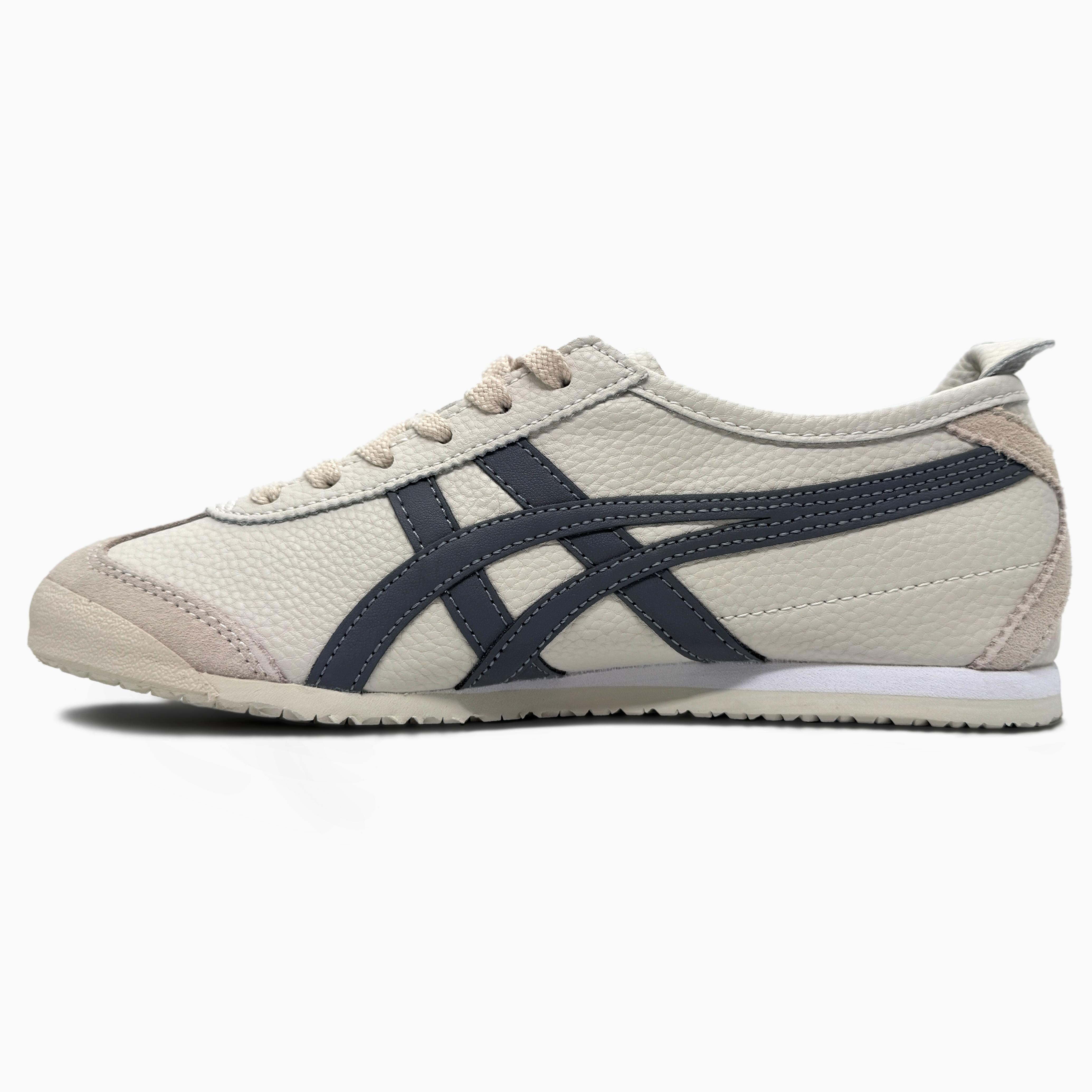 Onitsuka Tiger Mexico 66 Cream Navy Pebbled Leather - изображение 2