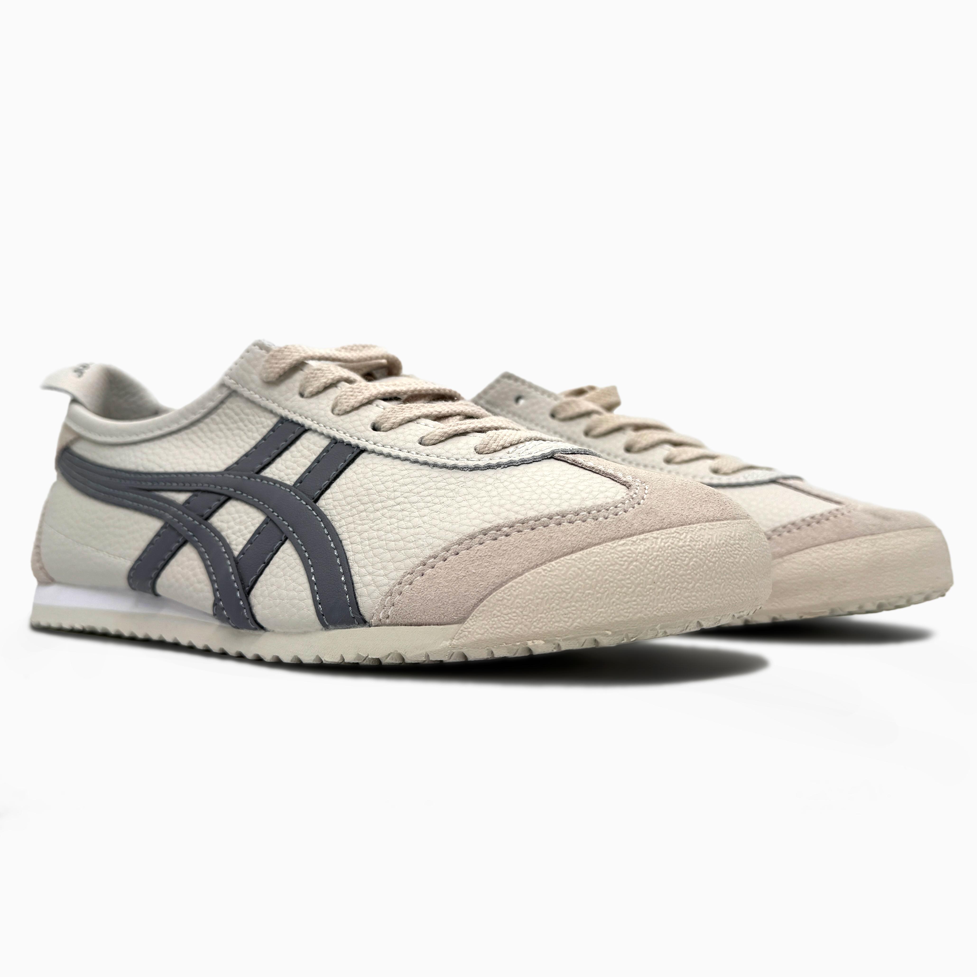 Onitsuka Tiger Mexico 66 Cream Navy Pebbled Leather - изображение 4