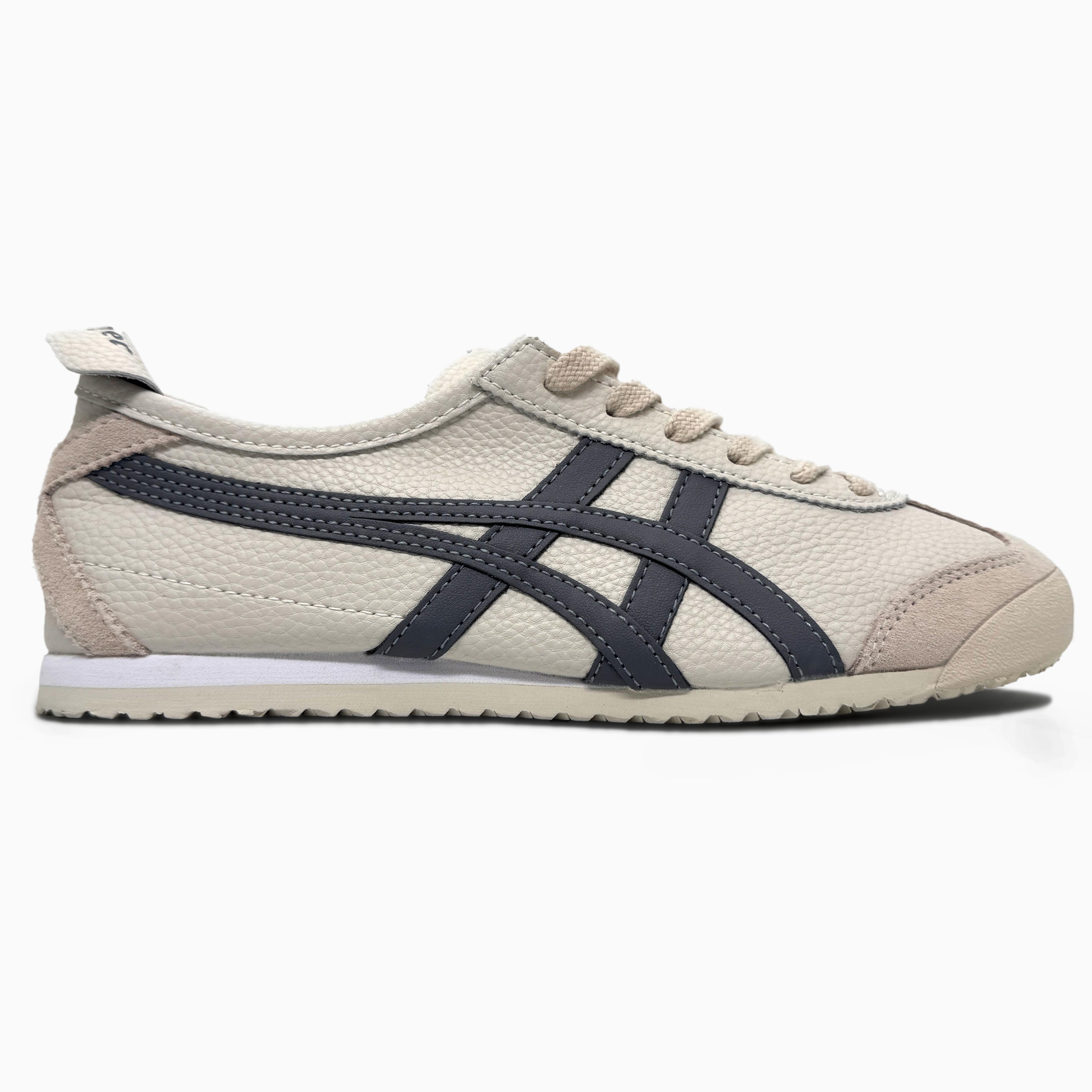 Onitsuka Tiger Mexico 66 Cream Navy Pebbled Leather - изображение 7