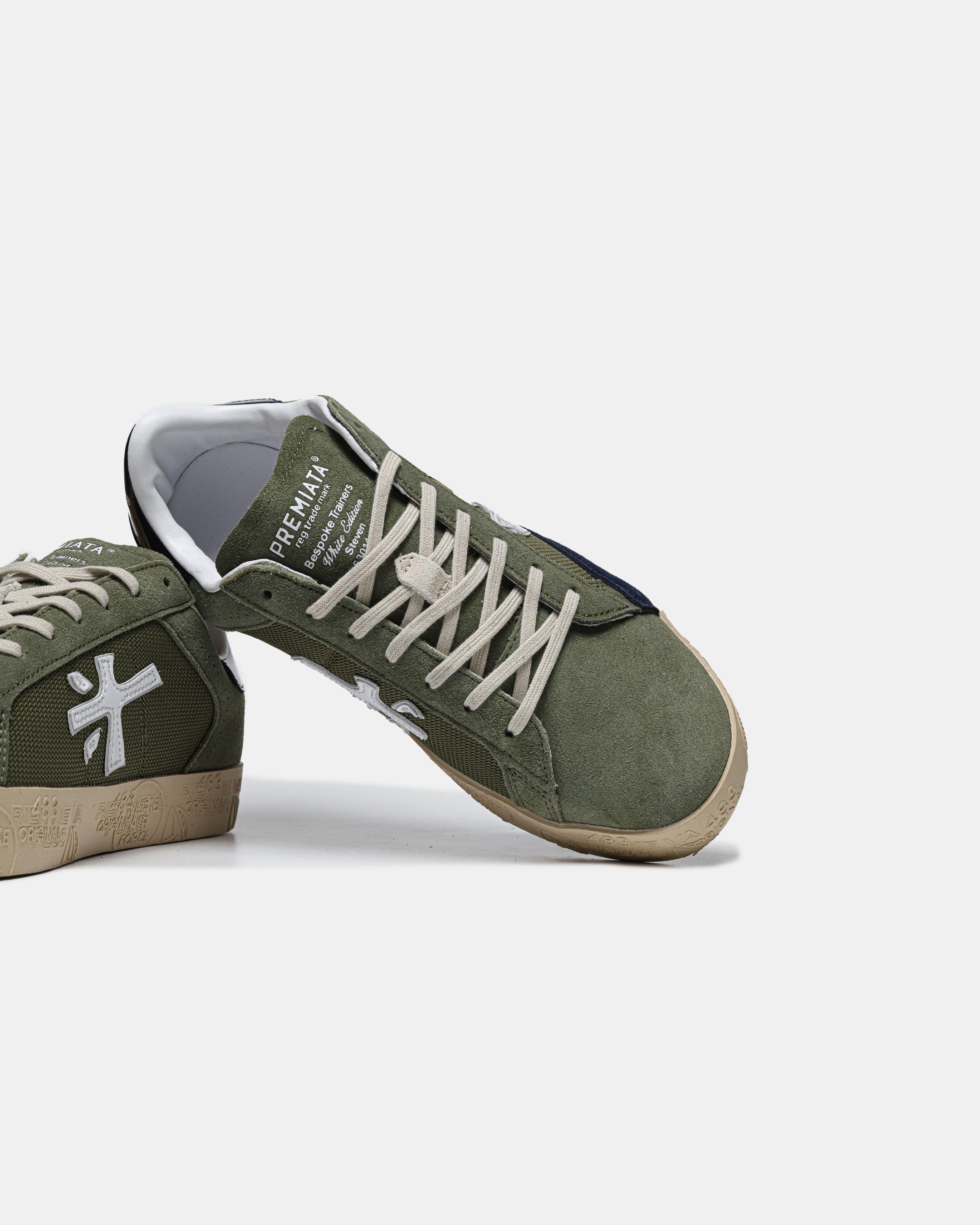 Premiata Steven Olive Navy Gum - изображение 4