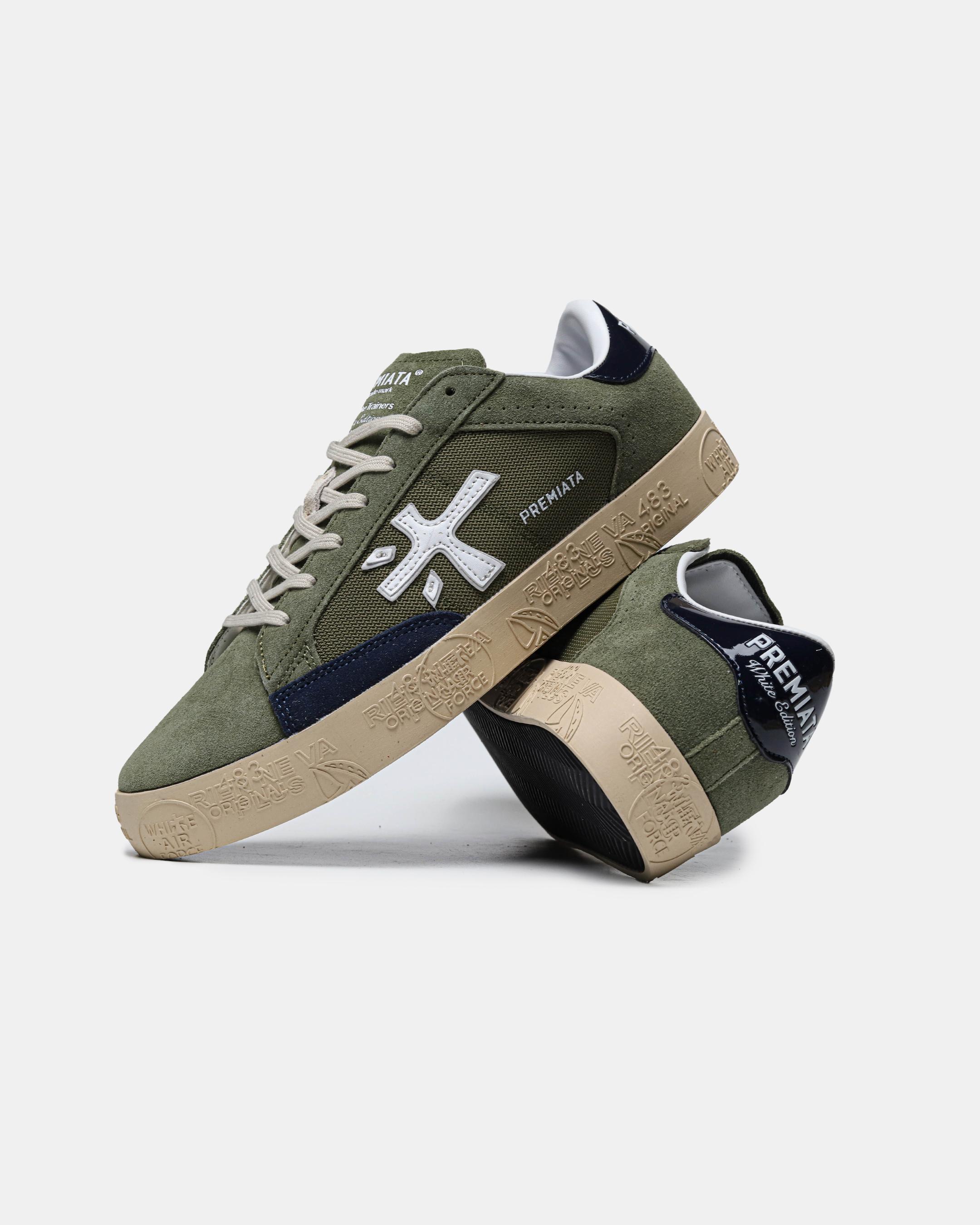 Premiata Steven Olive Navy Gum - изображение 5