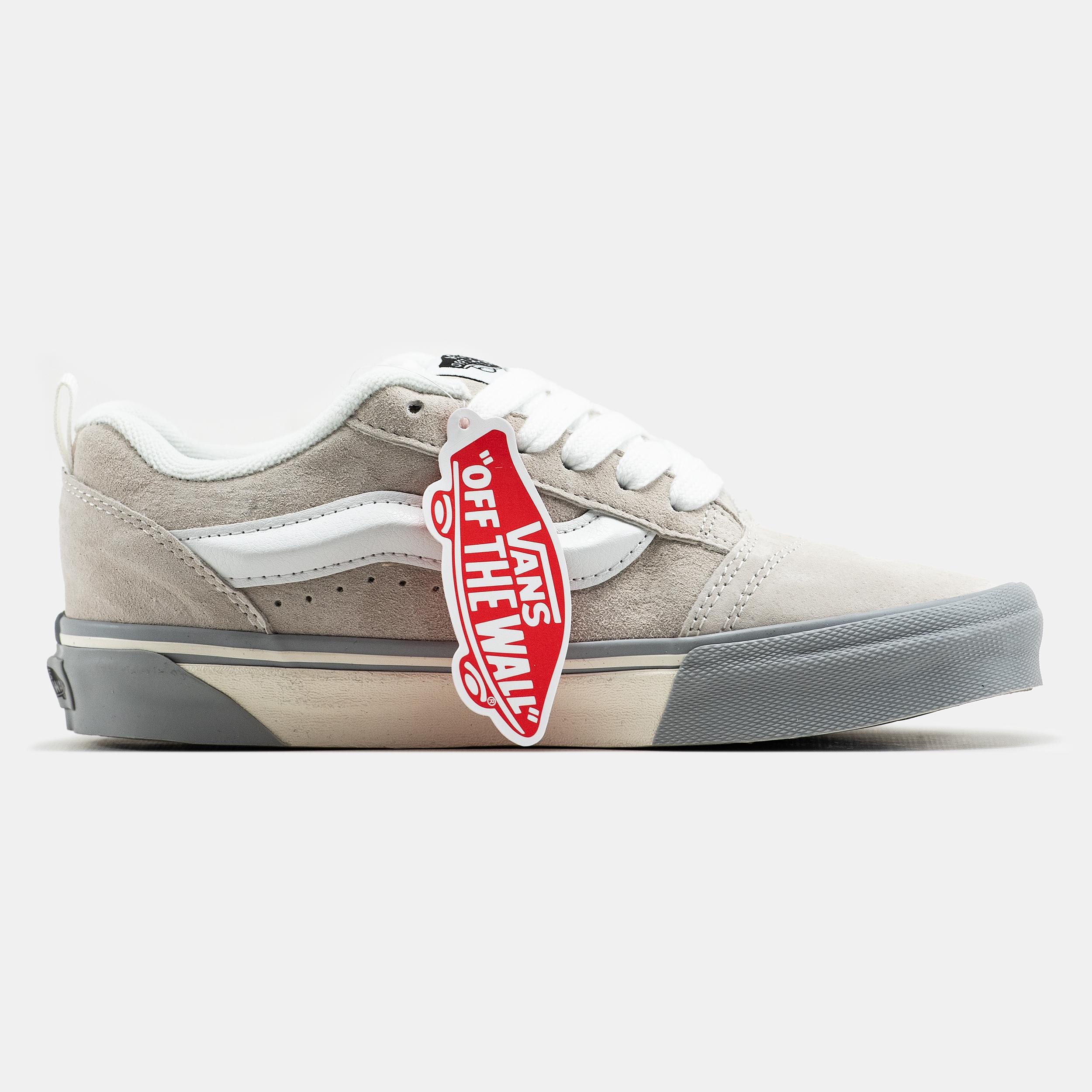 Vans Knu Skool Light Grey White Gum - изображение 3