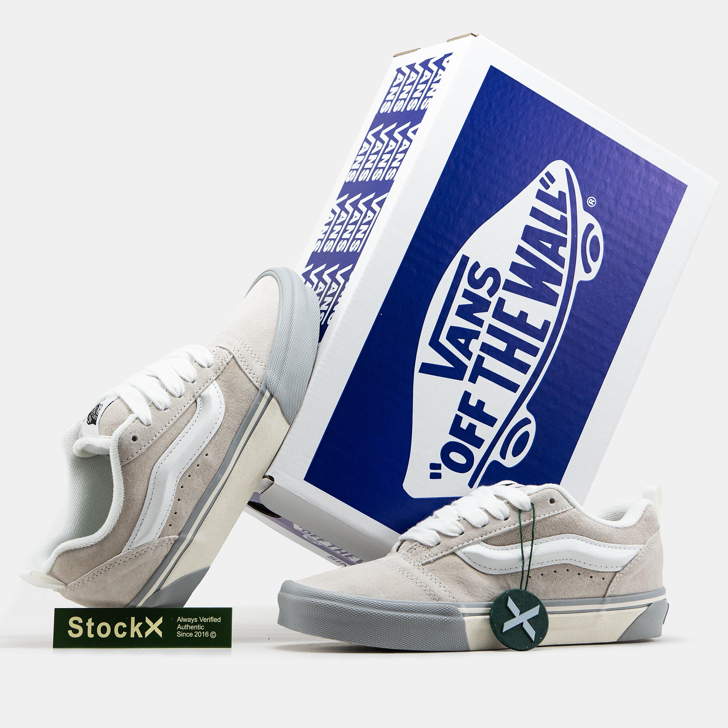 Vans Knu Skool Light Grey White Gum - изображение 5