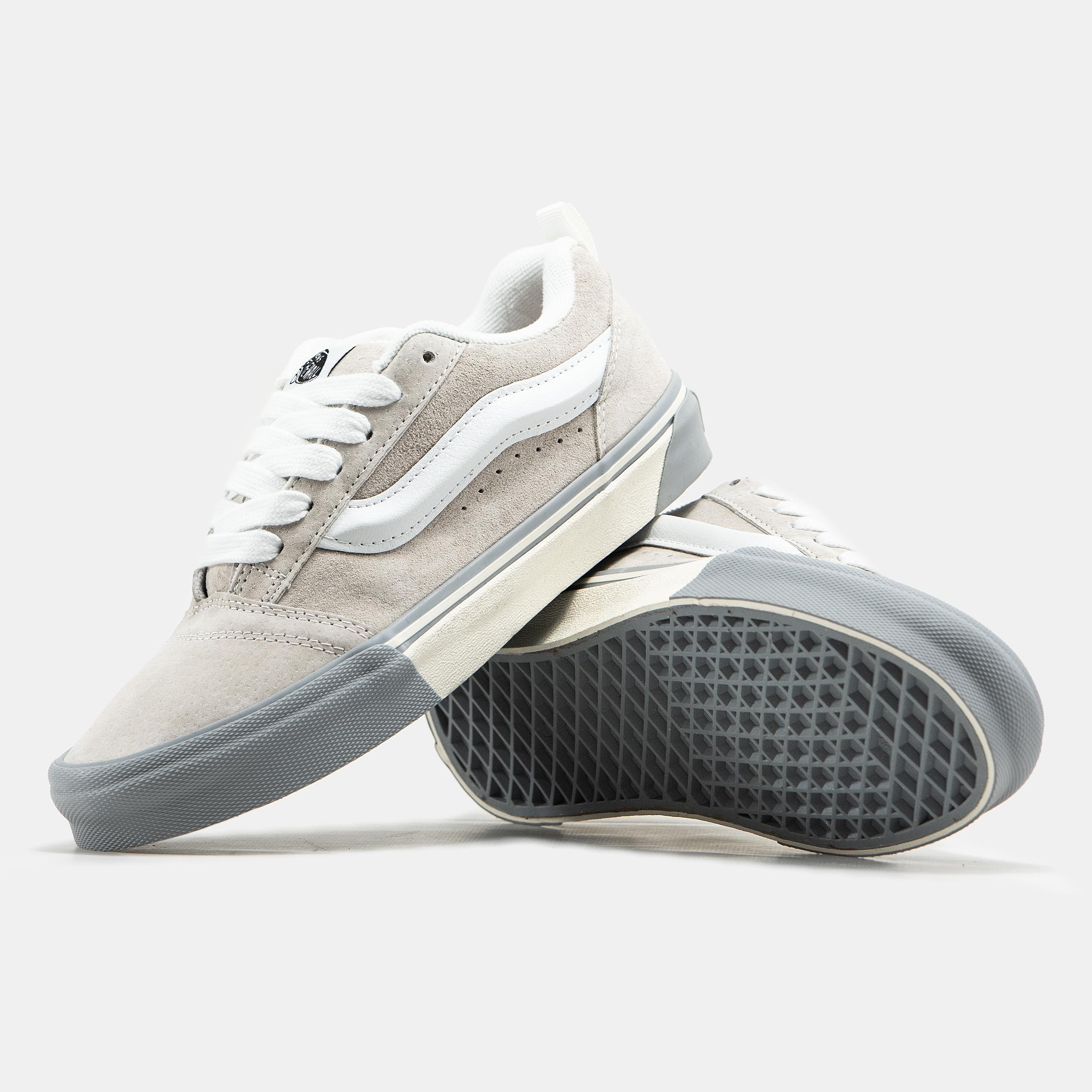 Vans Knu Skool Light Grey White Gum - изображение 8