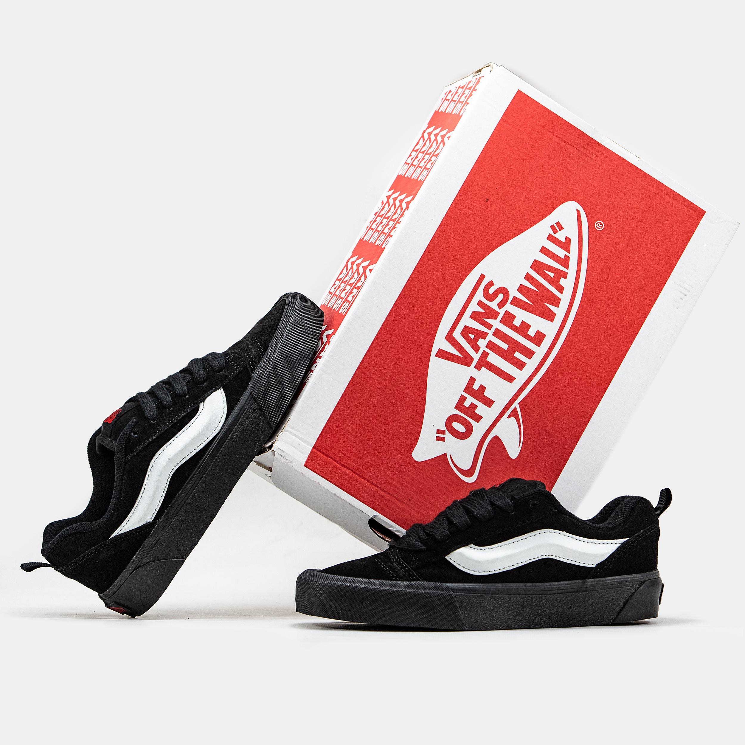 Vans Knu Skool Black White - изображение 8