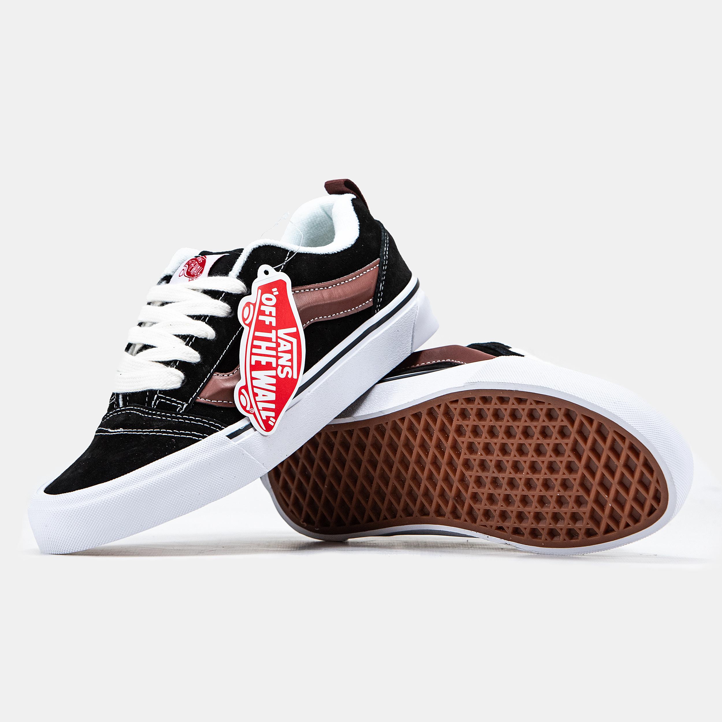Vans Knu Skool Black Brown White - изображение 4