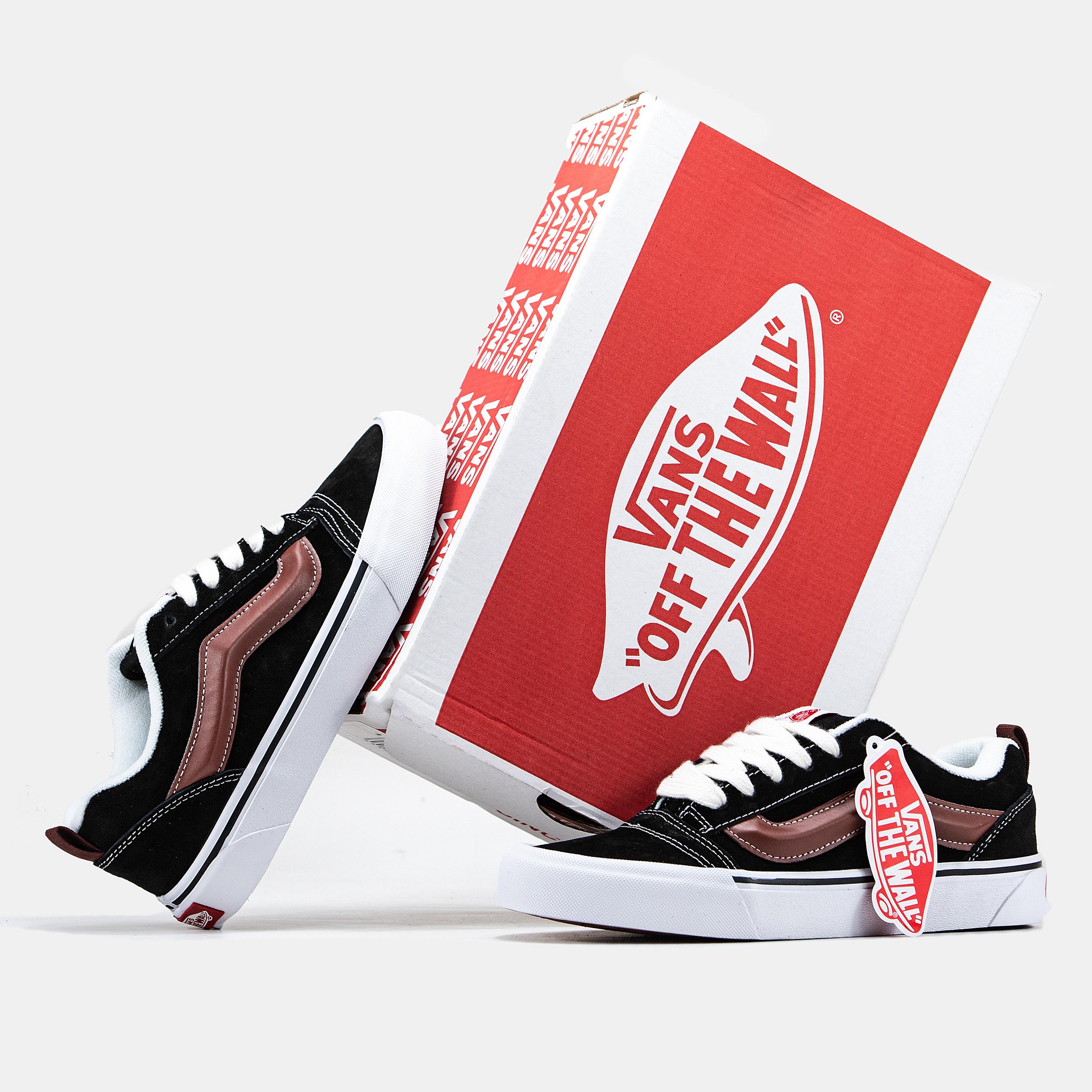 Vans Knu Skool Black Brown White - изображение 6