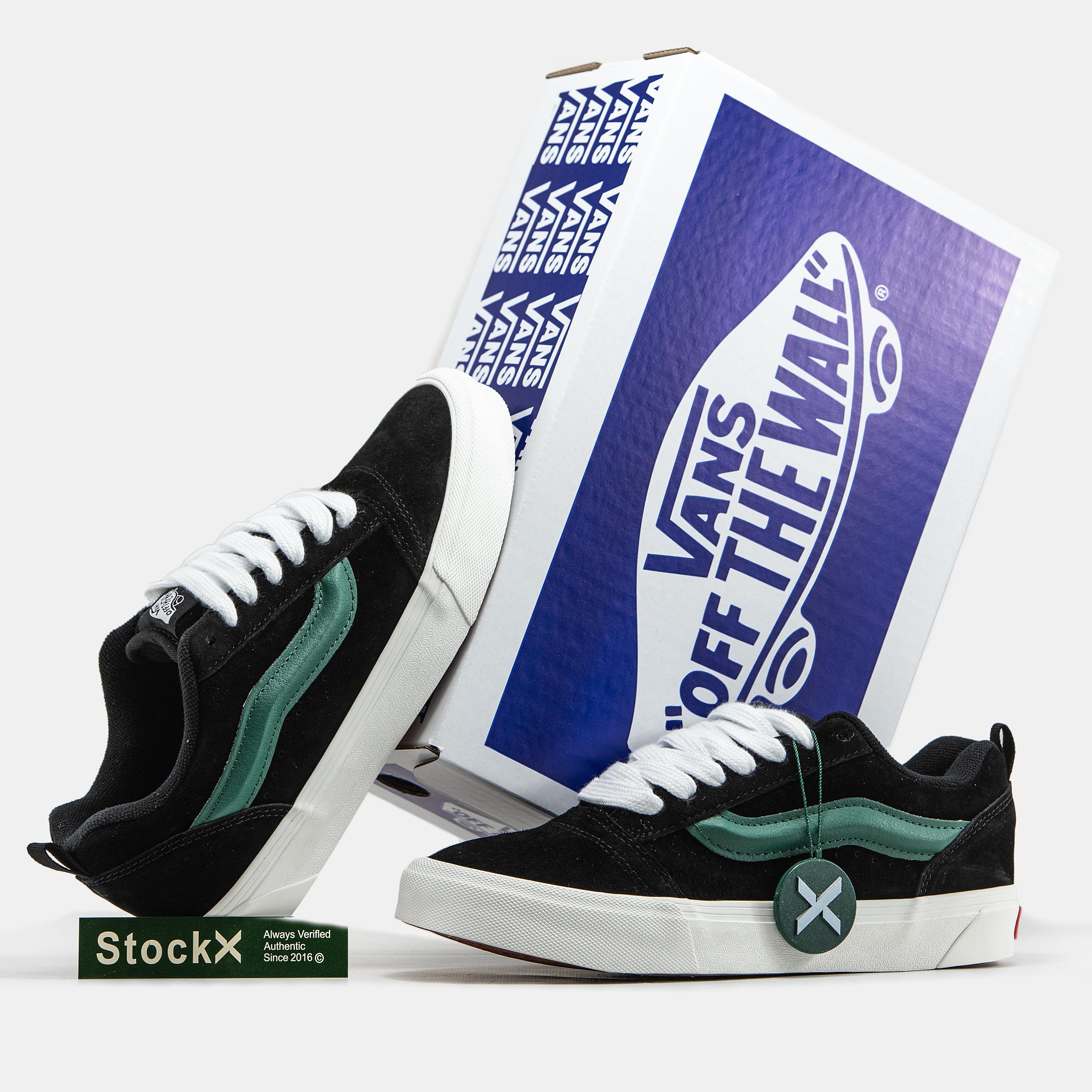 Vans Knu Skool Black Green White - изображение 8