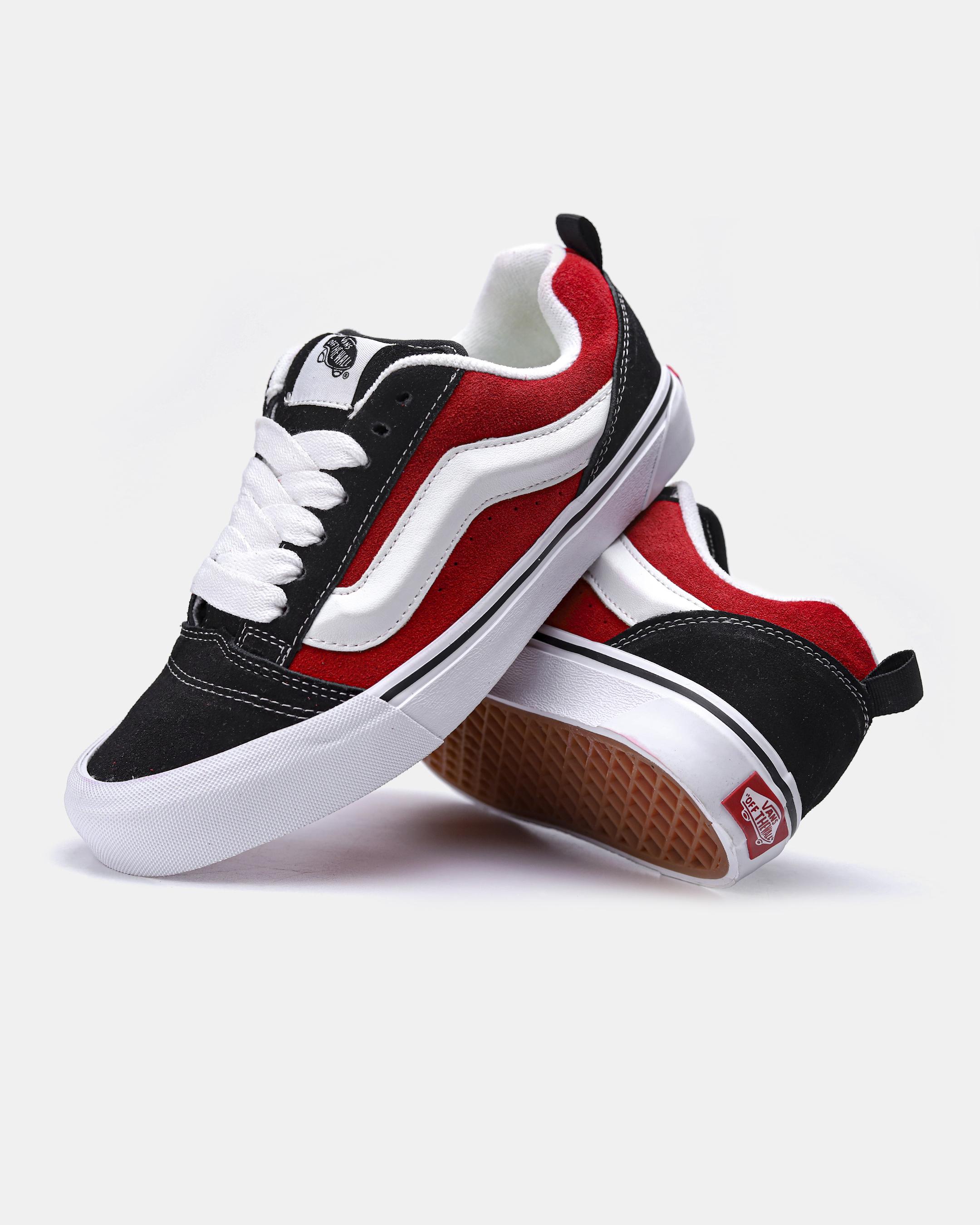 Vans Knu Skool Black Red White - изображение 1