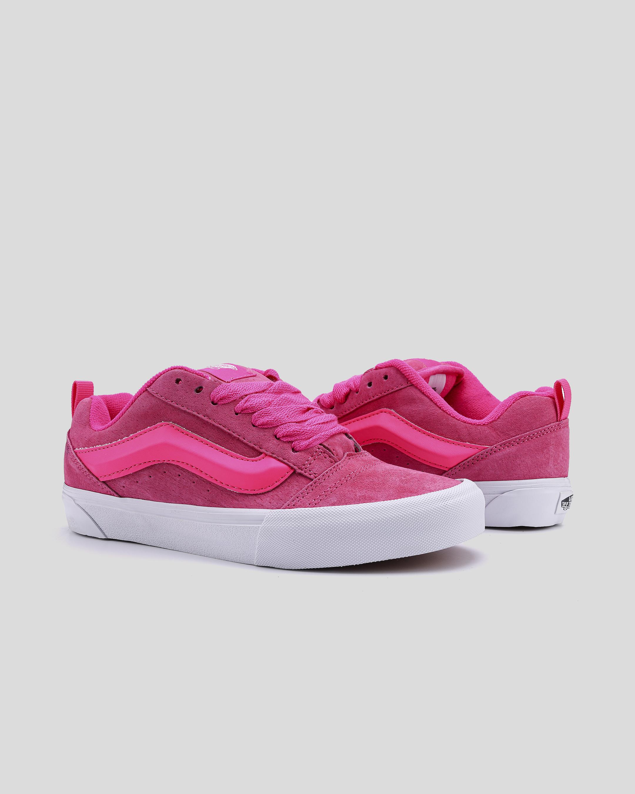 Vans Knu Skool Hot Pink White - изображение 3