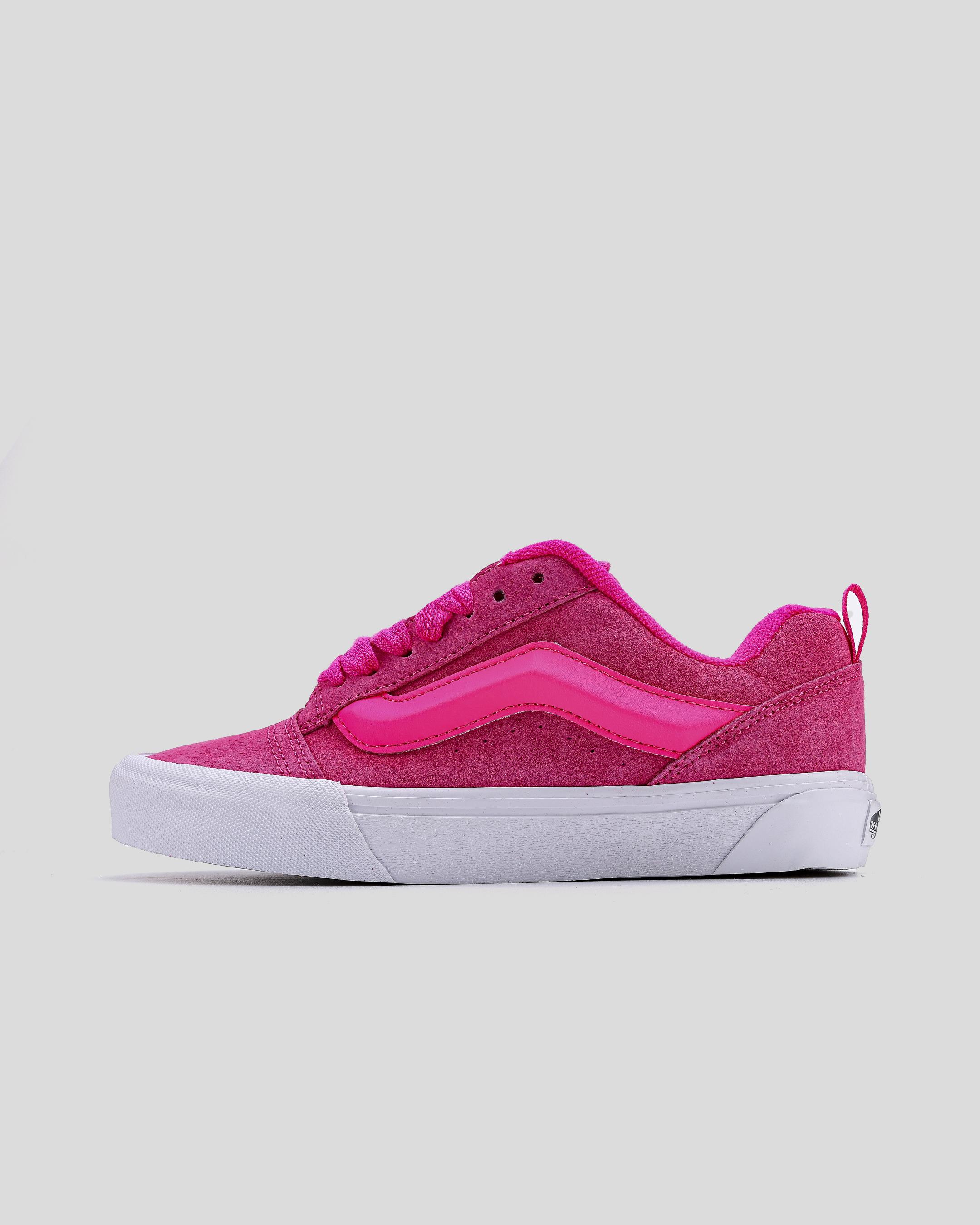 Vans Knu Skool Hot Pink White