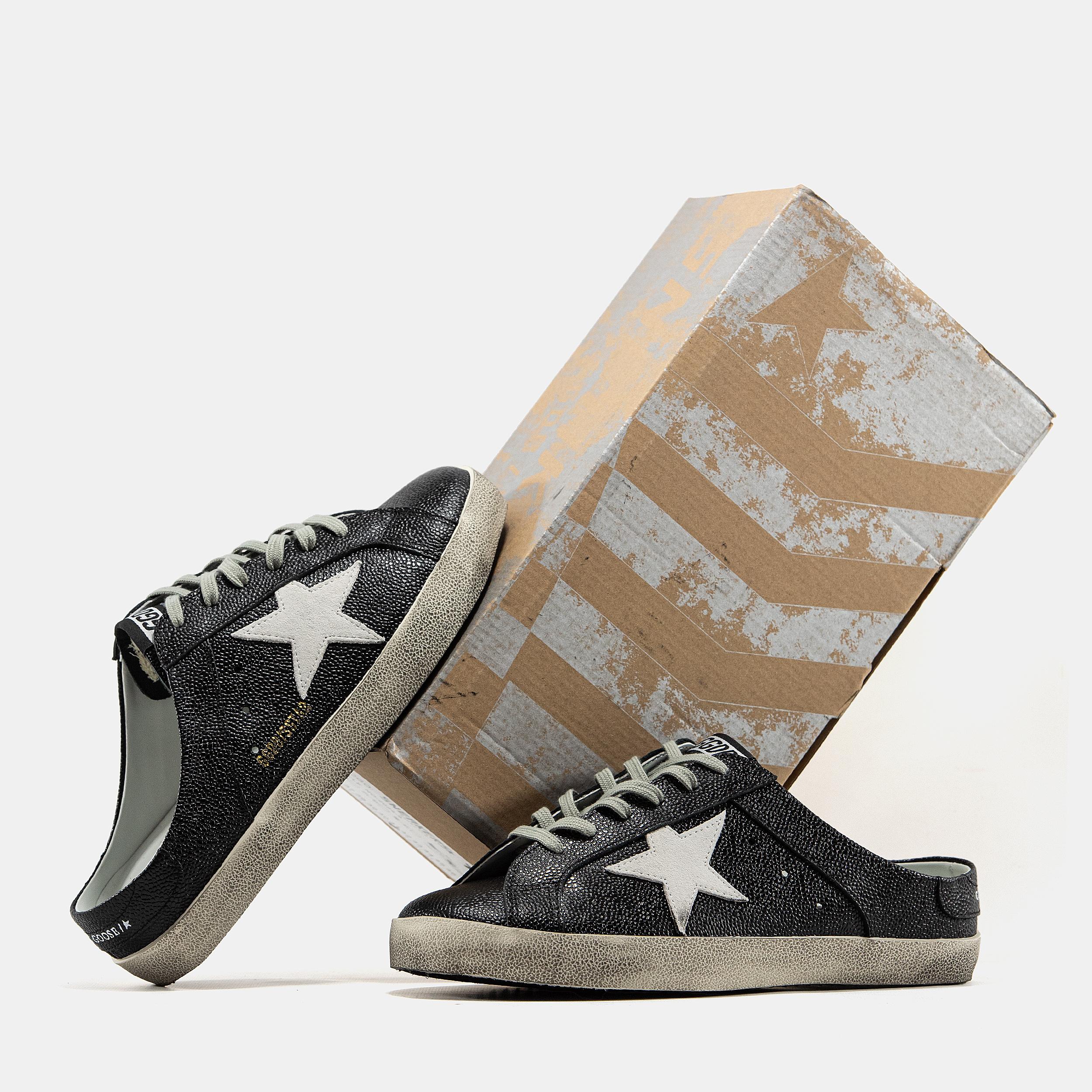 Golden Goose Superstar Mule Black White - изображение 4