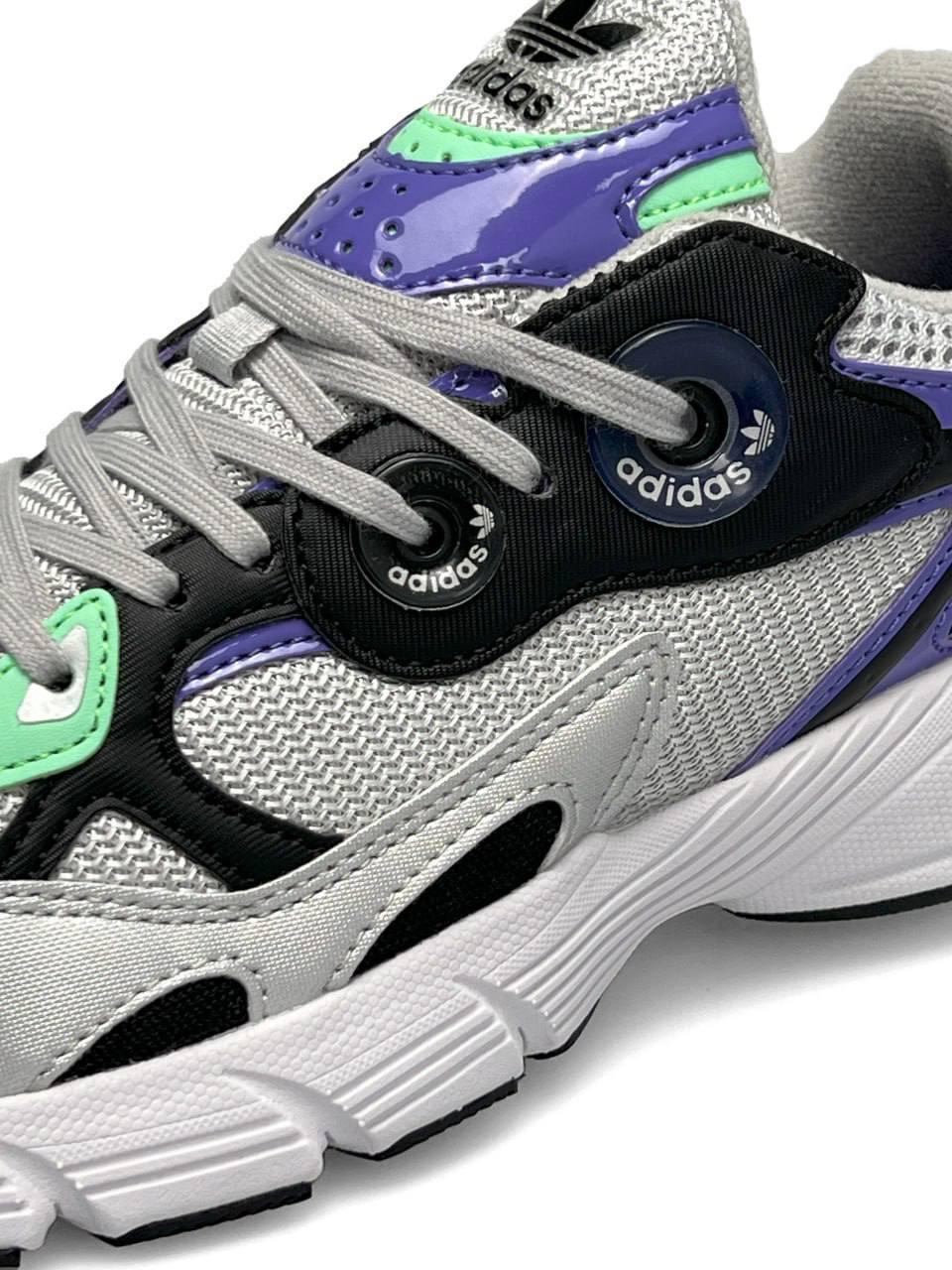 Adidas Astir Silver Black Mint Purple - изображение 3