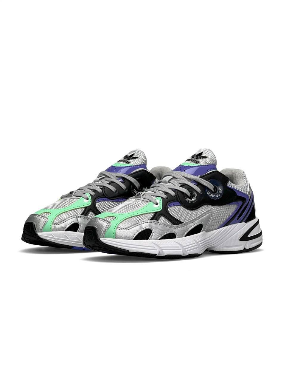 Adidas Astir Silver Black Mint Purple - изображение 4