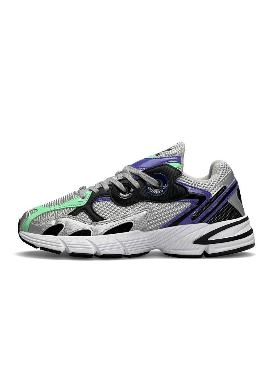 Adidas Astir Silver Black Mint Purple