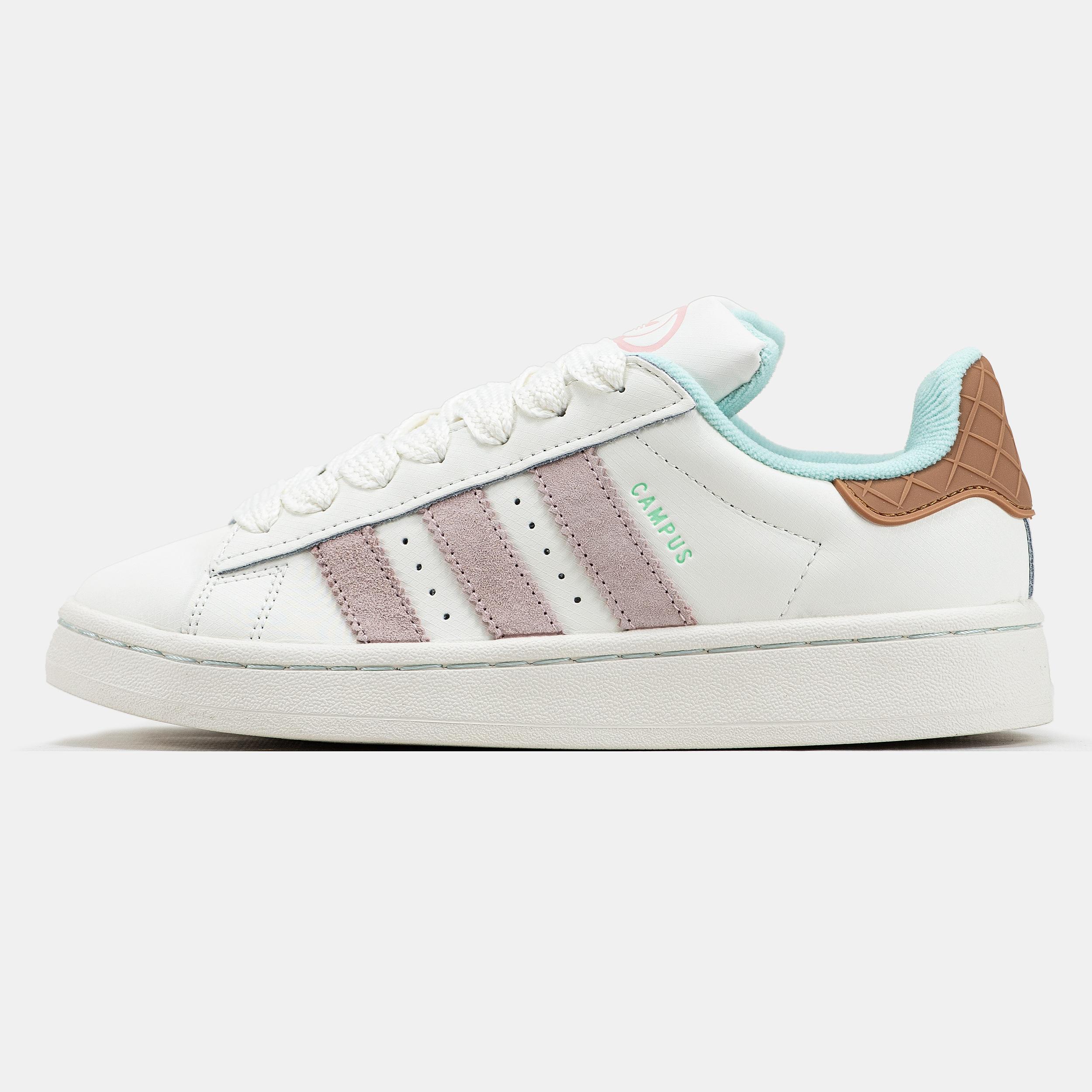 adidas Campus 00s White Pink Mint Waffle